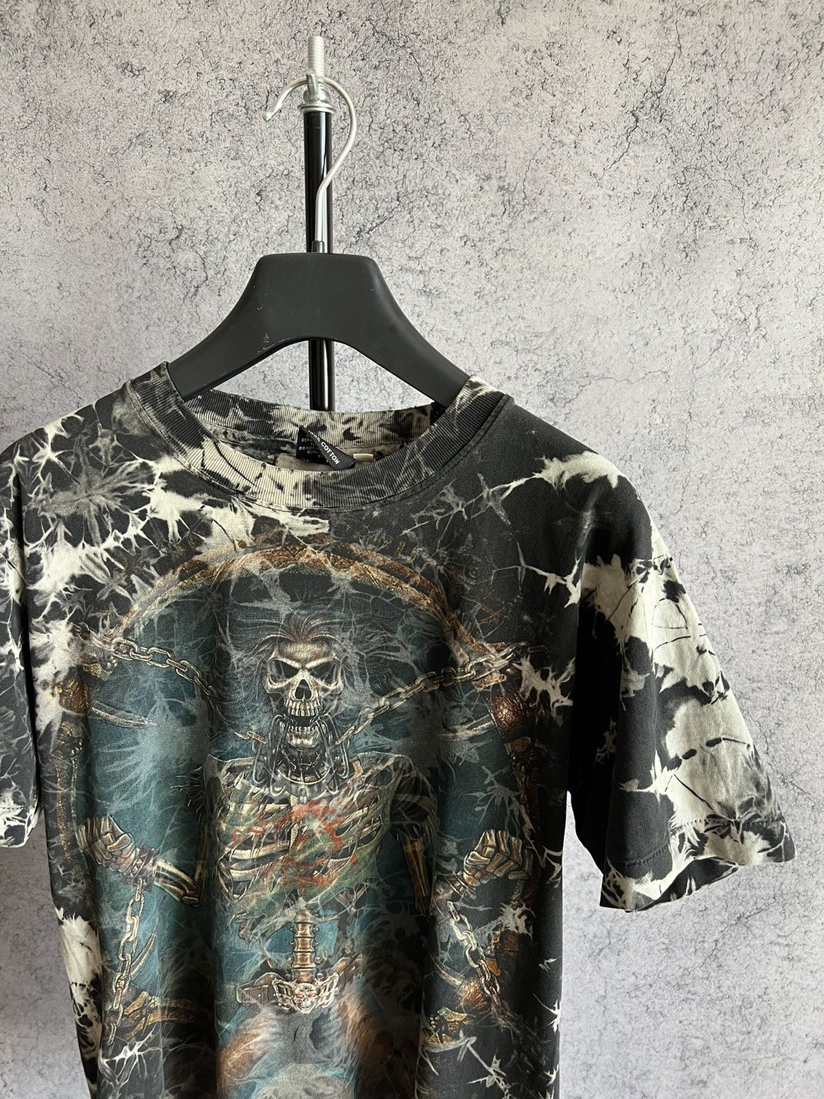 Other Wild Skulls T-shirt Overprint Y2K Skeleton Tee 00s neon logo Size US M / EU 48-50 / 2 - 10 Thumbnail