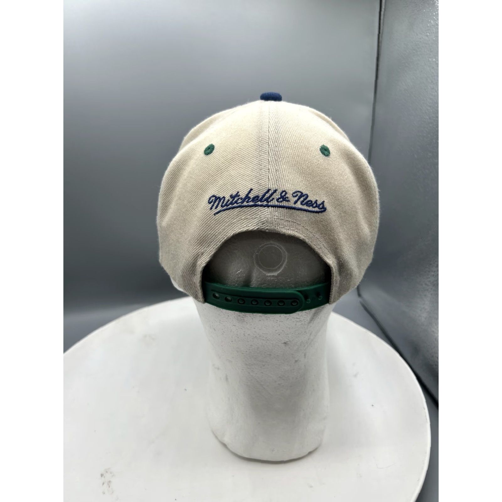 Mitchell & Ness Dallas Mavericks Hat Cap Snap Back Blue White NBA Mens Two Tone - Mitchell & Ness Nostalgia Co. Adjustable One Size Size ONE SIZE - 5 Thumbnail