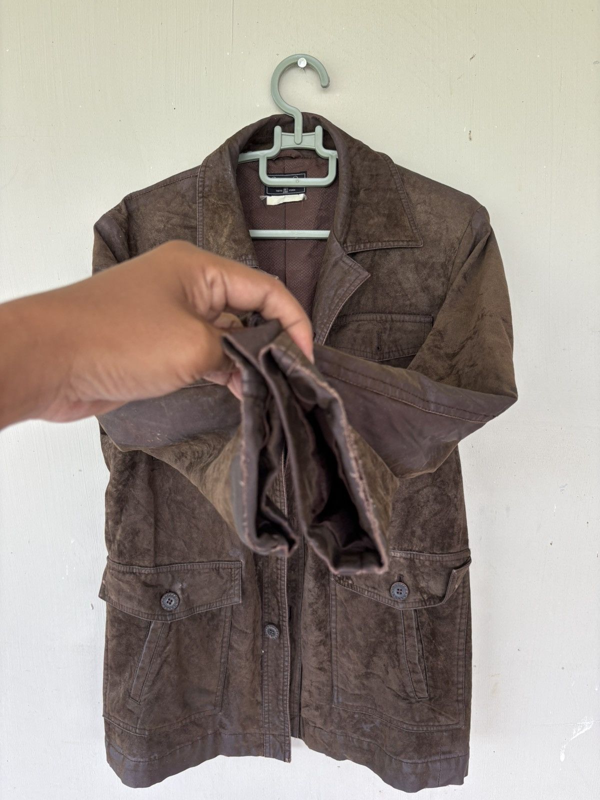 Japanese Brand Vintage Bar Le Duc Brown Suede Jacket Made in Japan Size US M / EU 48-50 / 2 - 6 Thumbnail
