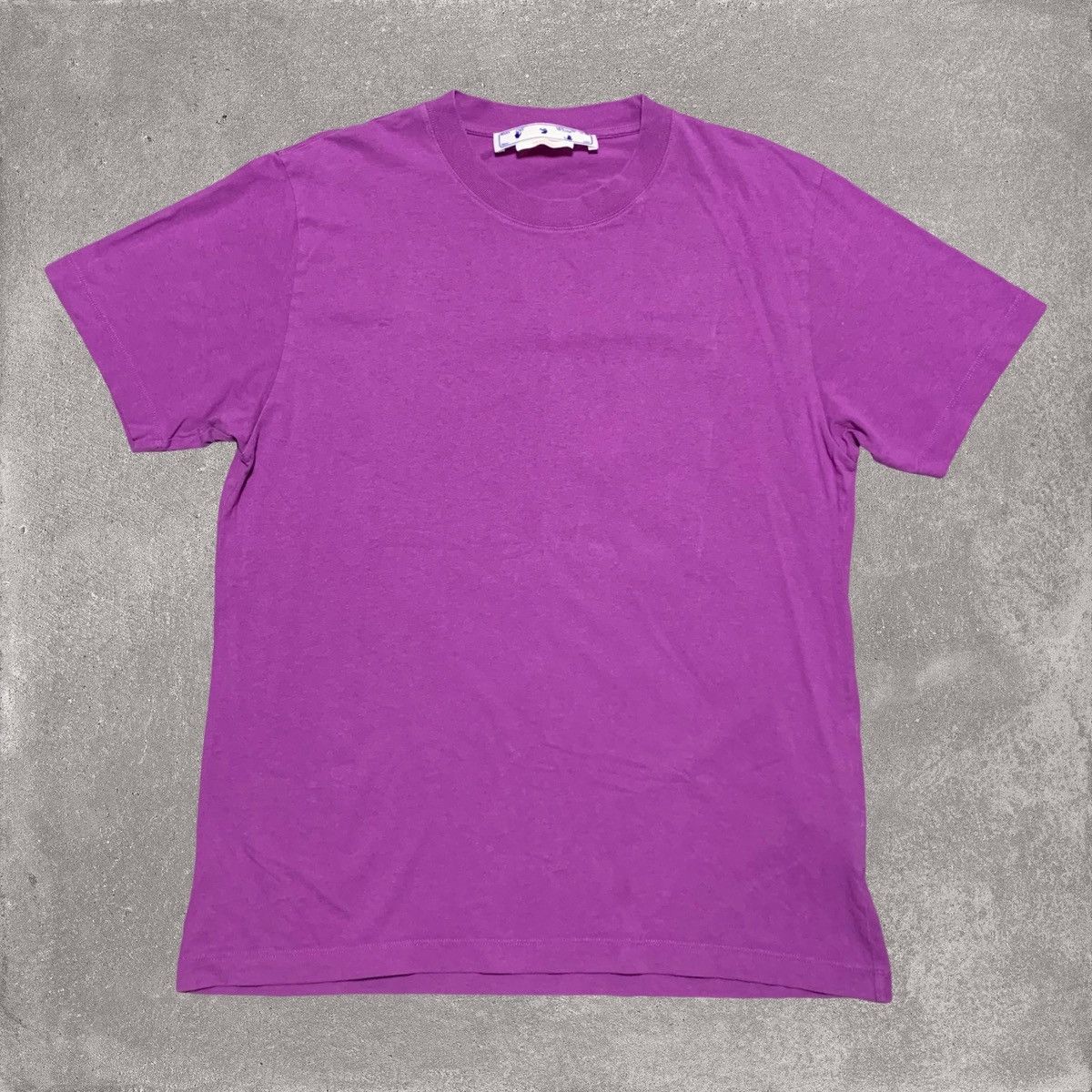 Off-White Off White Large Diag Tab Purple Tee Virgil Abloh Size US L / EU 52-54 / 3 - 2 Thumbnail