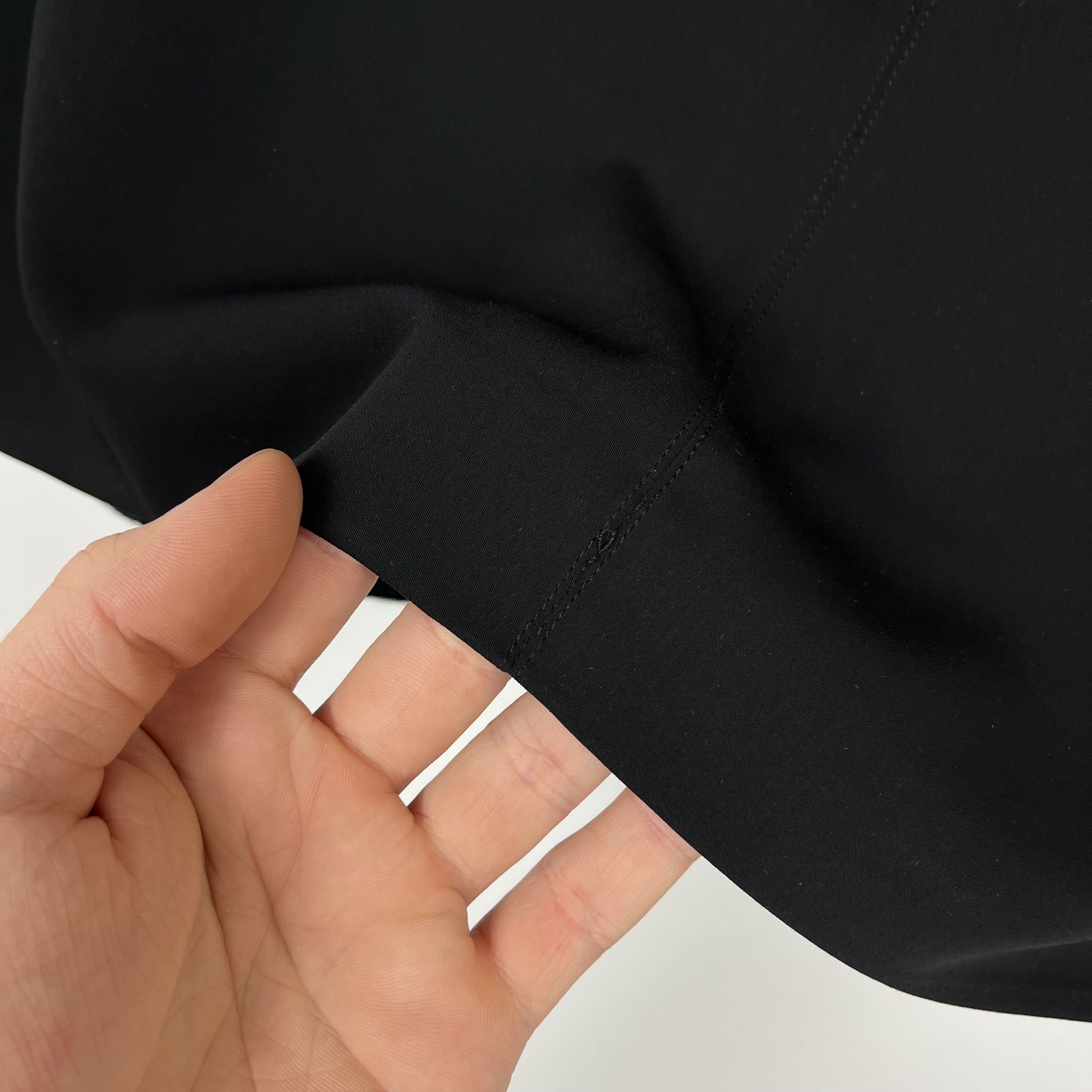 Maison Margiela Maison Margiela Line 1 Avant-Garde Back Zip Black Midi Skirt Size 28" / US 6 / IT 42 - 10 Thumbnail