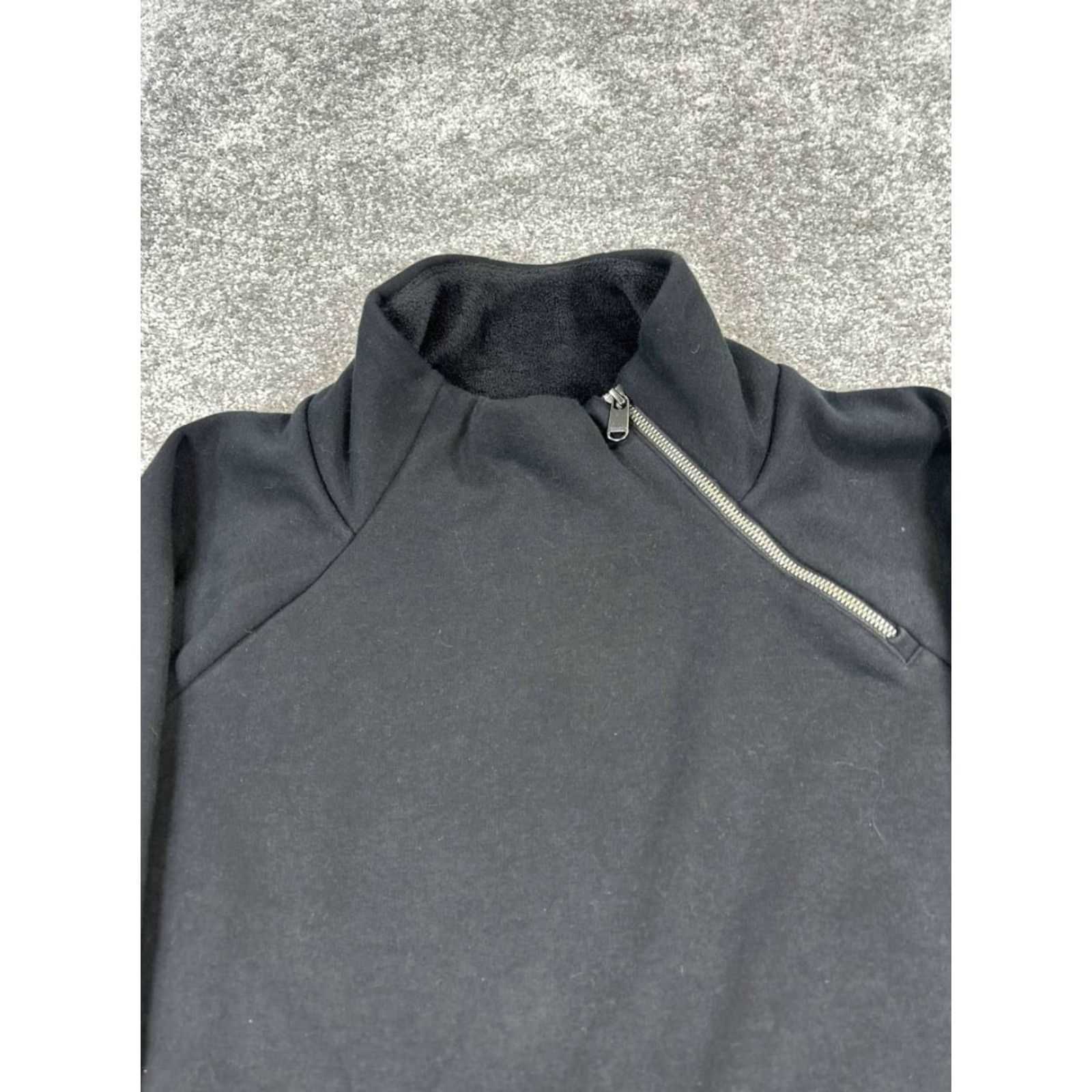 Athleta Athleta Womens Medium Black Pullover Sweater Yoga Quarterzip Athletic Mock Neck Long Sleeve Size M / US 6-8 / IT 42-44 - 2 Thumbnail