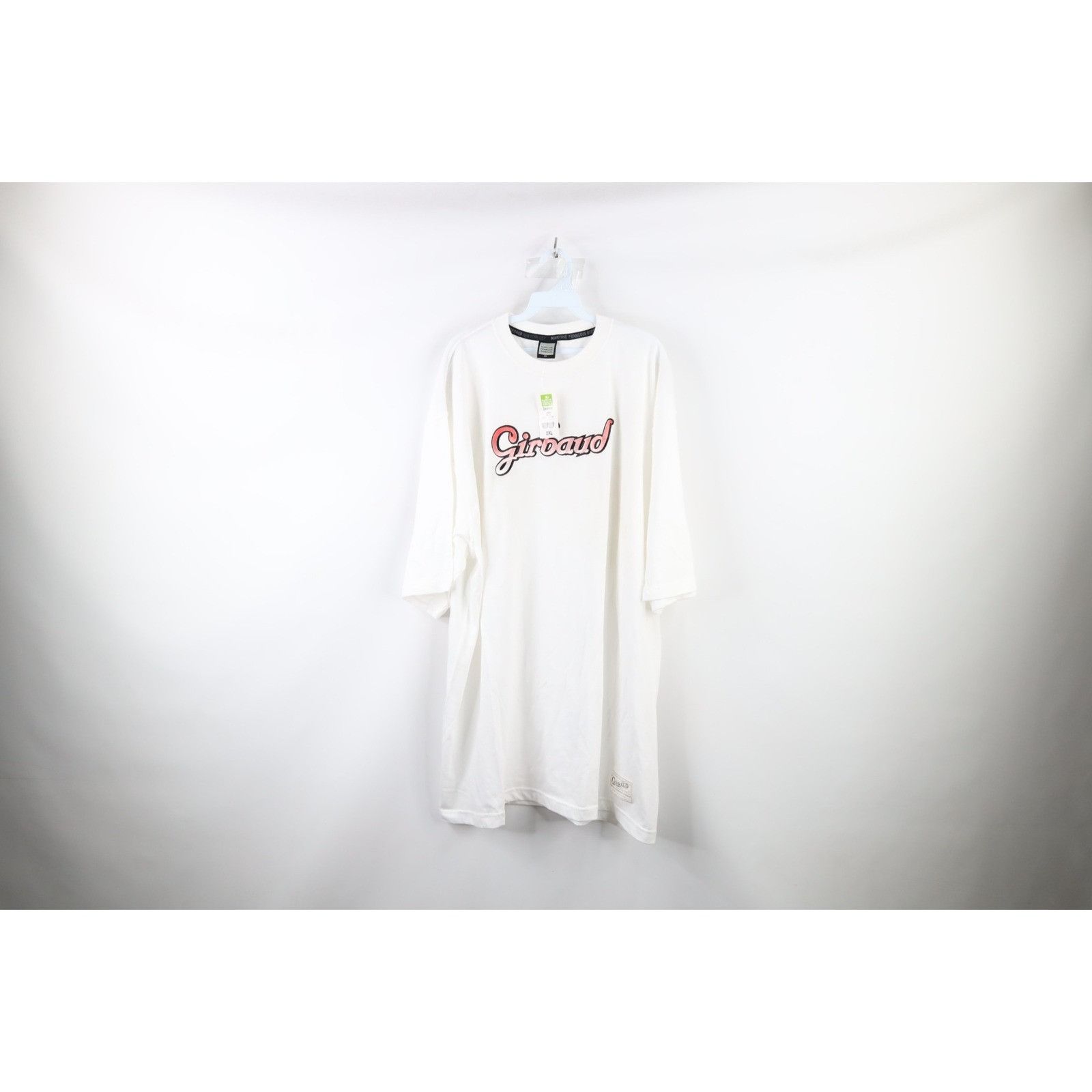 Marithe + Francois Girbaud × Vintage NOS Vintage 90s Marithe Francois Girbaud Script T-Shirt Size US XXL / EU 58 / 5 - 1 Thumbnail