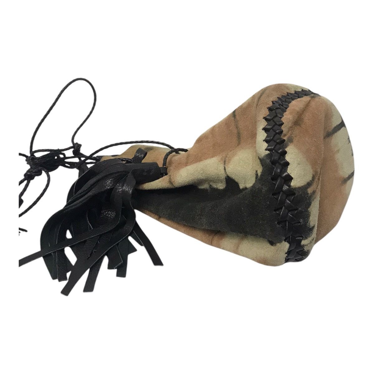 Leather × Vintage Wendy Nichol Whipsticth Suede Bullet Bag Size ONE SIZE - 3 Thumbnail