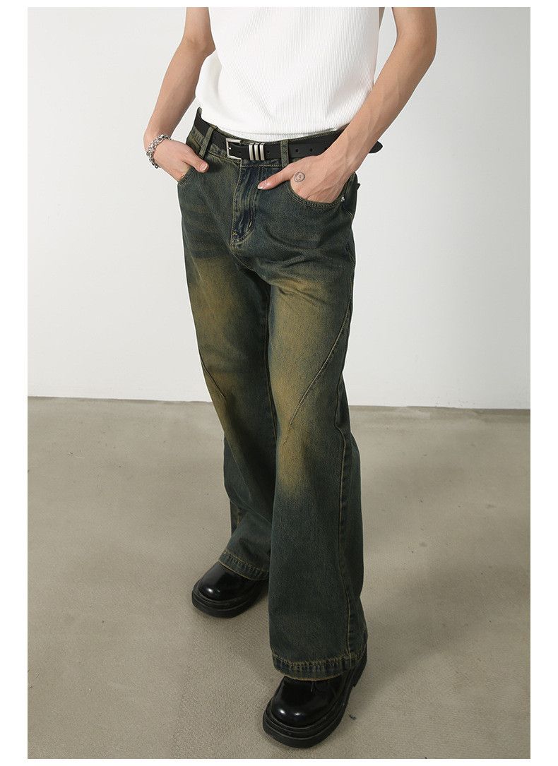Japanese Brand × Jean High street washed distressed loose flared jeans Size US 34 / EU 50 - 4 Thumbnail