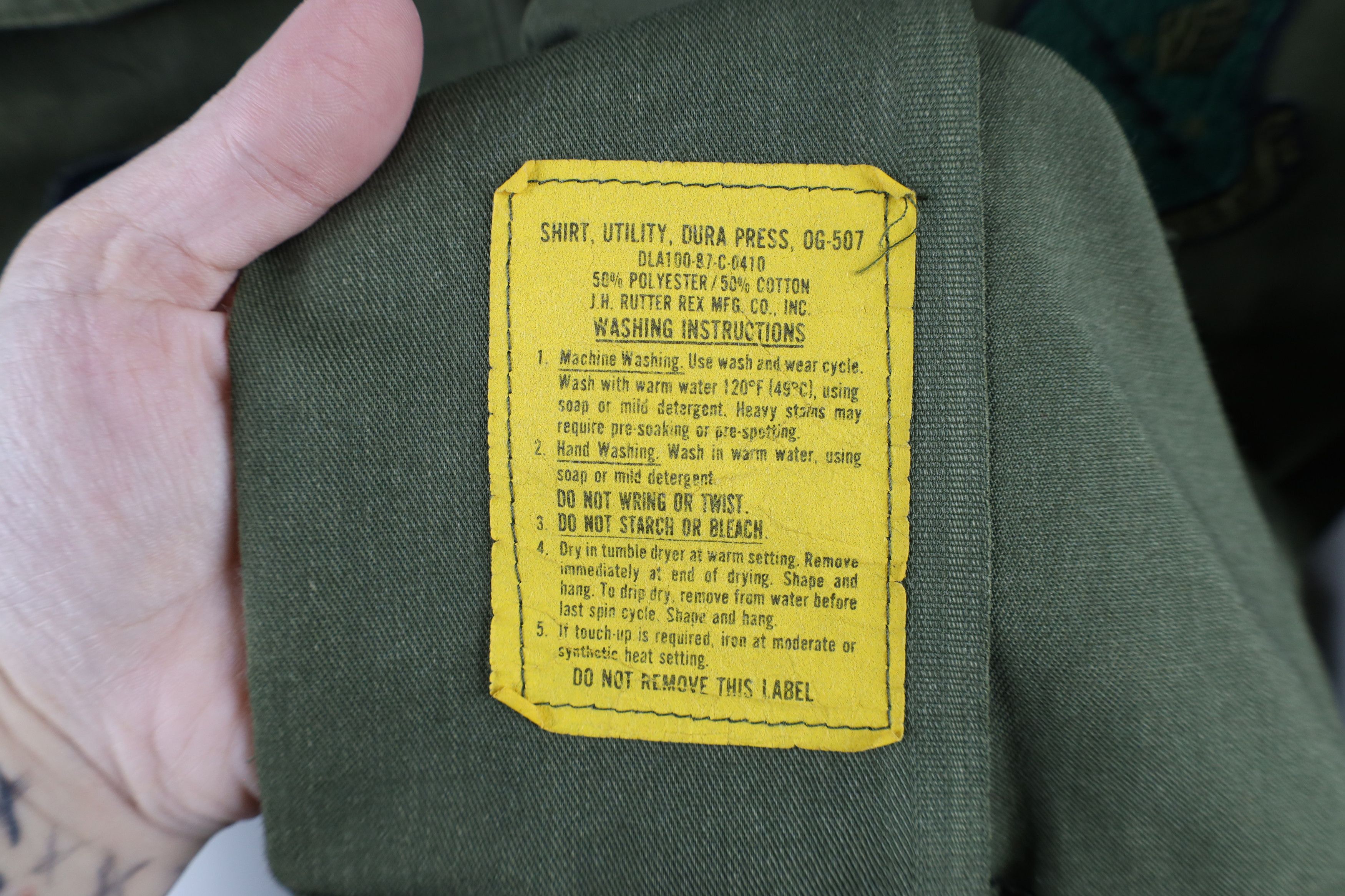 Vintage Vintage 80s US Air Force Military Field Button Shirt USA Size US M / EU 48-50 / 2 - 12 Thumbnail