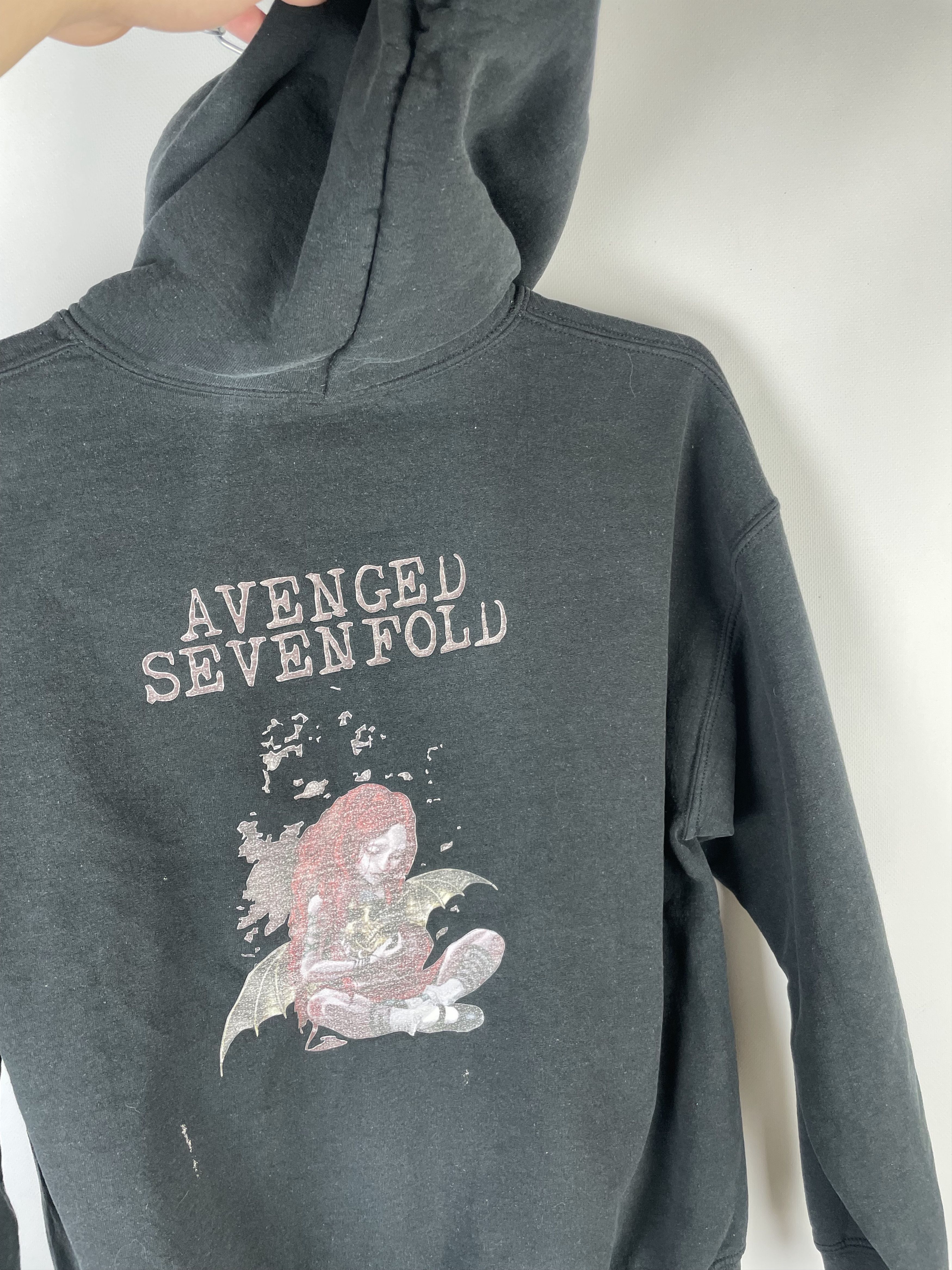Band Tees Vintage Avenged Sevenfold Faded Band Hoodie Size US L / EU 52-54 / 3 - 9 Thumbnail