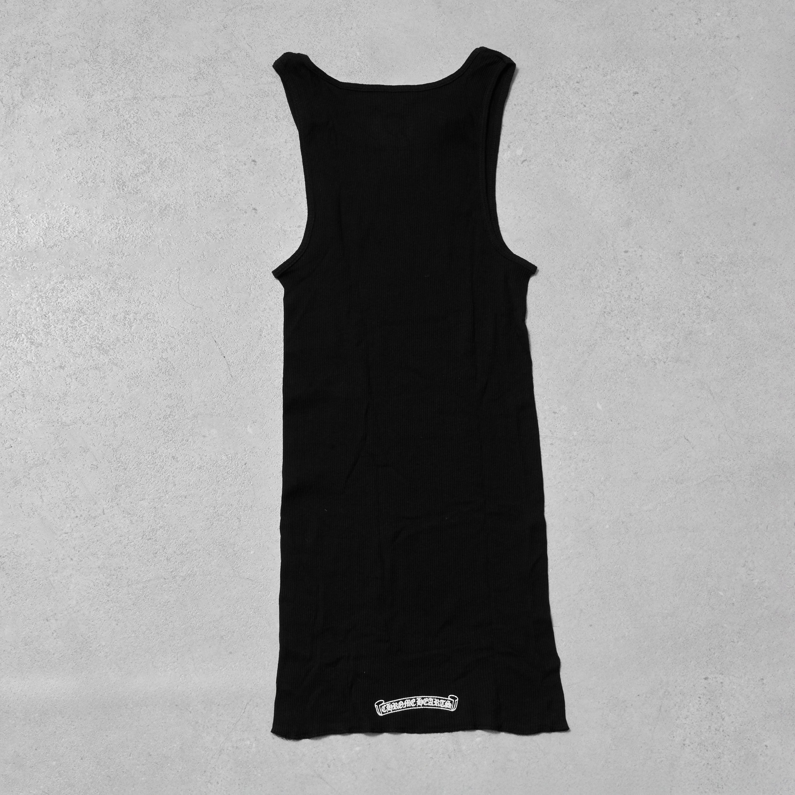 Chrome Hearts CHROME HEARTS SINGLE CROSS TANK TOP BLACK Size S / US 4 / IT 40 - 3 Thumbnail