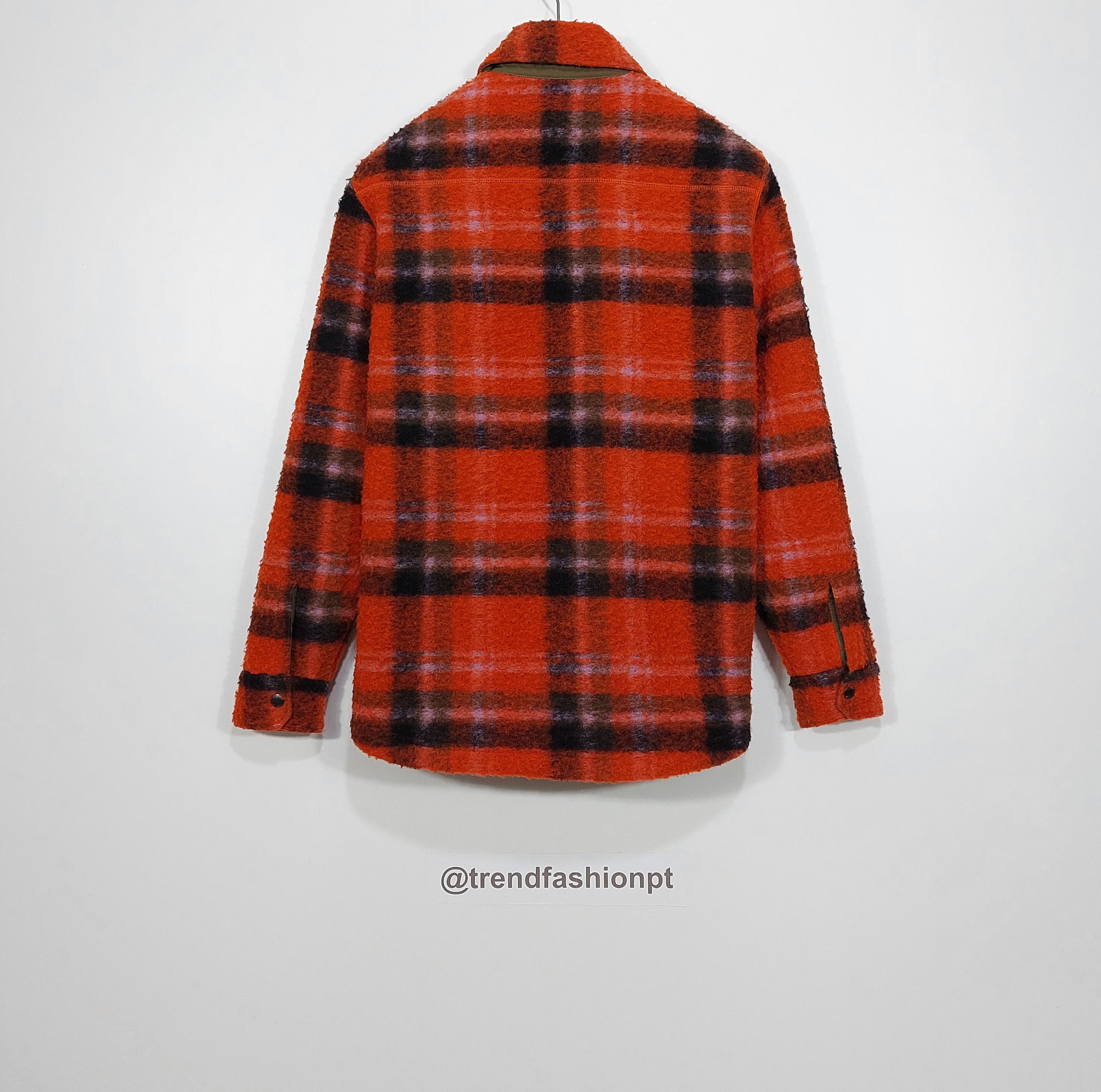 Todd Snyder check wool pockets down jacket - red M Size US M / EU 48-50 / 2 - 9 Thumbnail