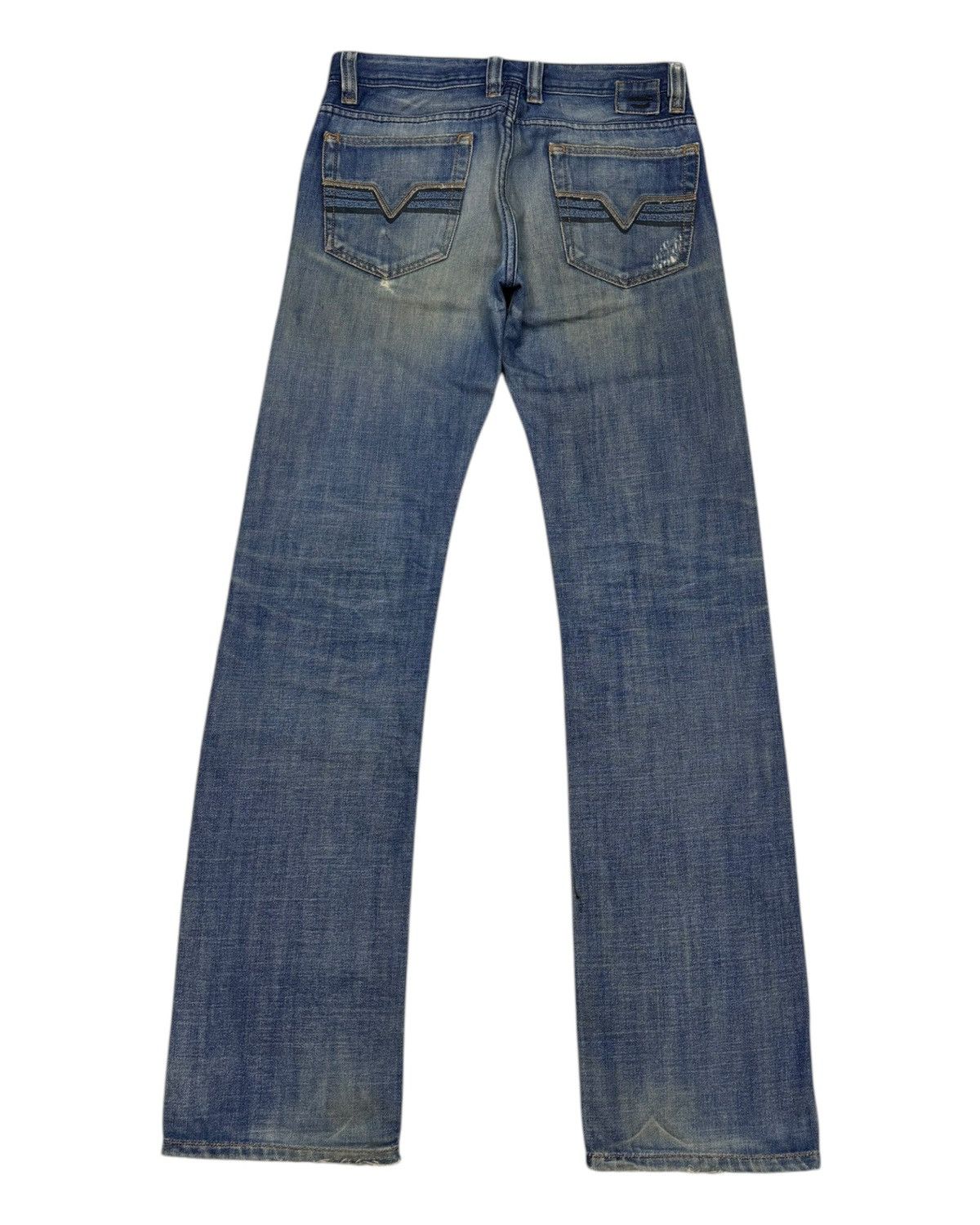 Diesel 🔥RARE DIESEL DENIM CUSTOM MADE AGEHA PAINT DISTRESS DENIM Size US 30 / EU 46 - 4 Thumbnail