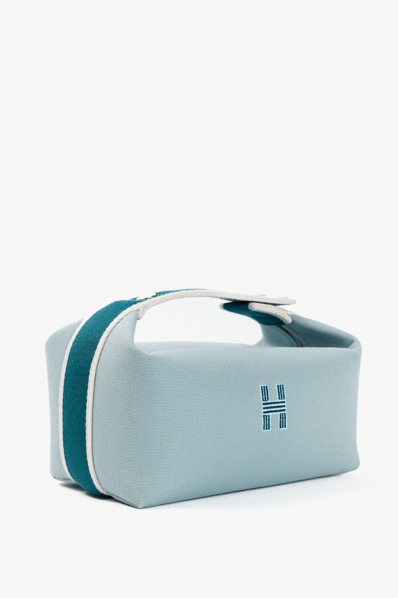 Hermes Hermes Bride-a-Brac Small Model Eucalyptus Canvas Case Size ONE SIZE - 2 Thumbnail