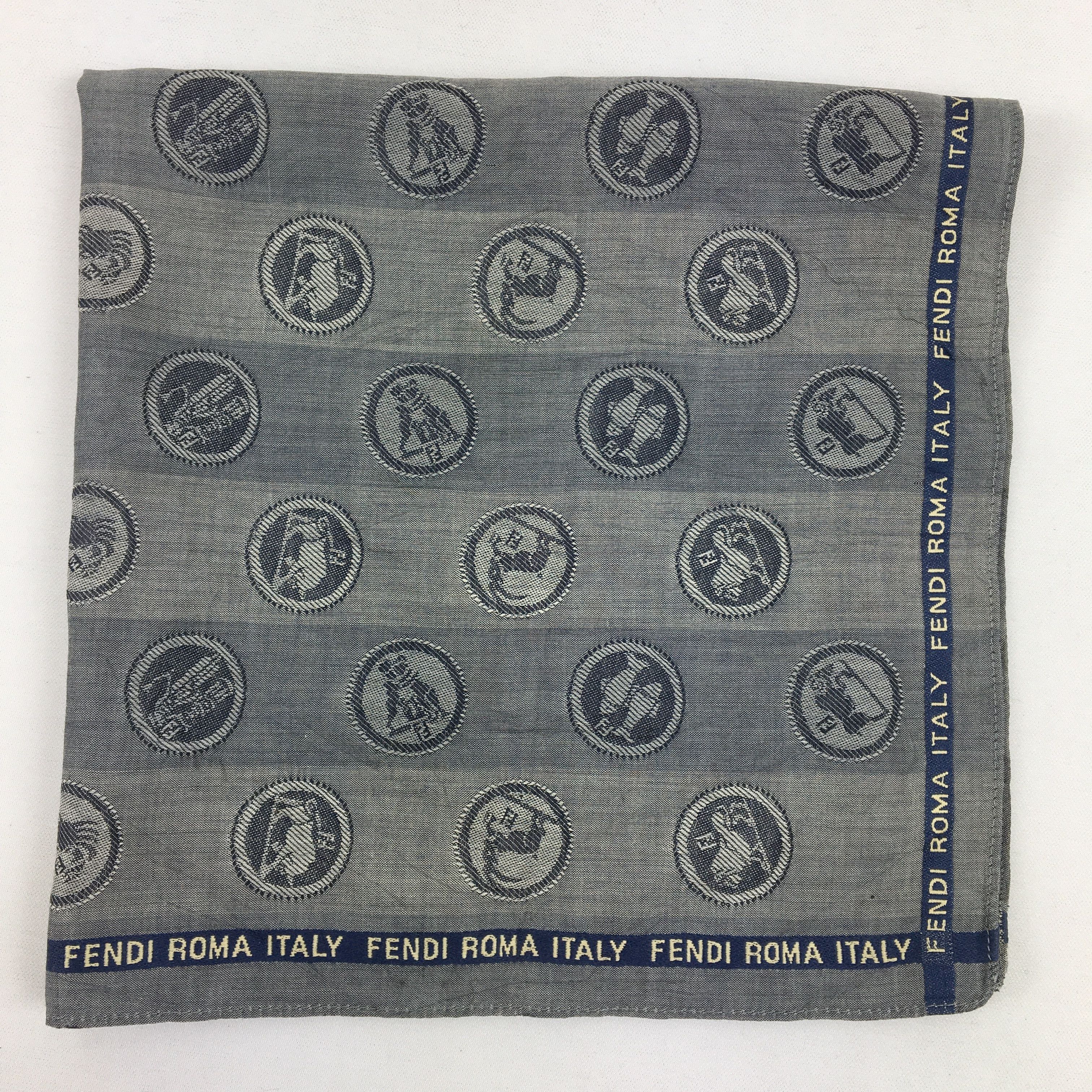 Japanese Brand Vintage Fendi Handkerchief Neckerchief Bandana Size ONE SIZE - 4 Thumbnail