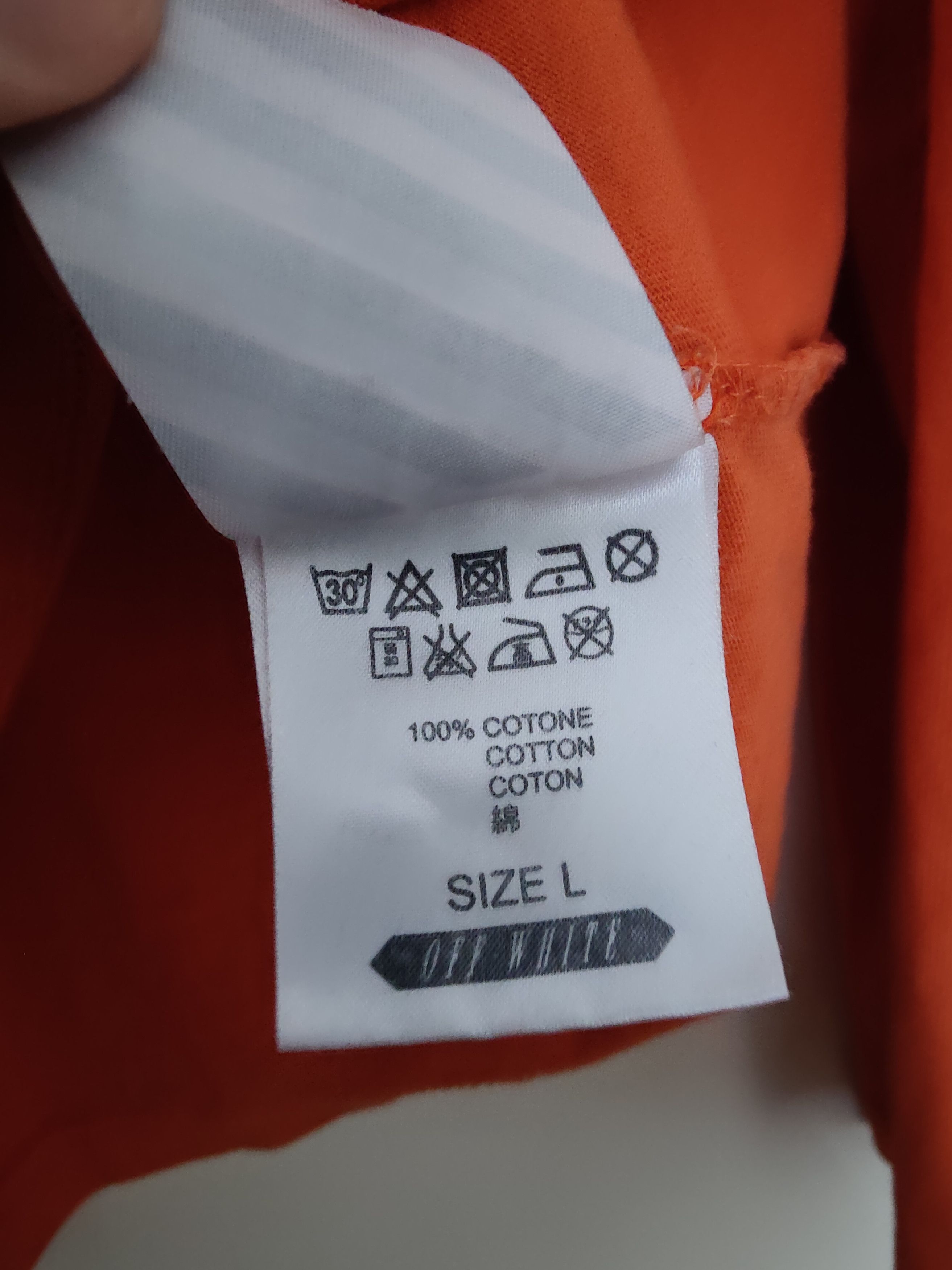 Off-White × Vlone VLONE X Off-White Long Sleeve Size US L / EU 52-54 / 3 - 6 Thumbnail