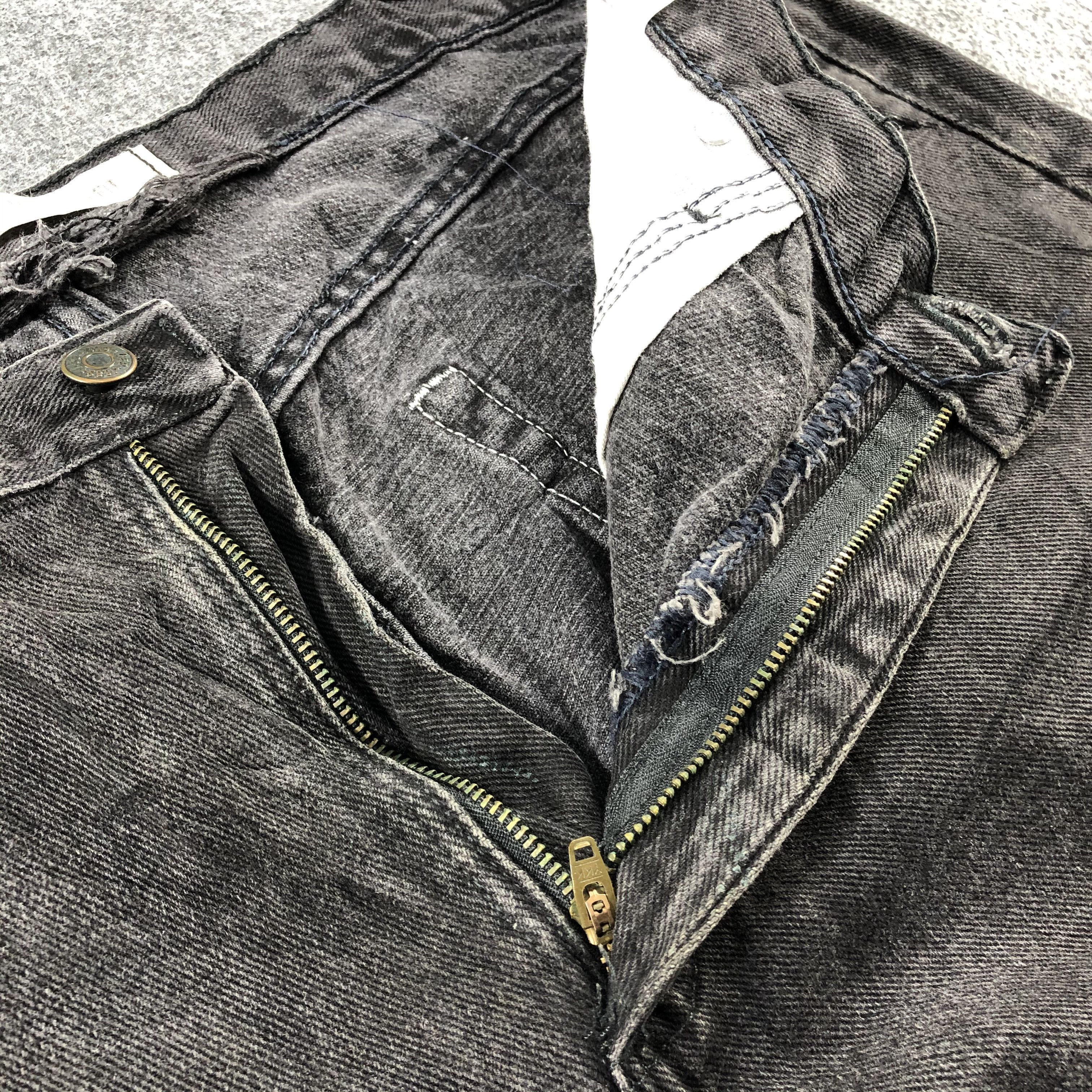 Lee Vintage Faded Black Lee Jeans-J2549 Size US 37 - 10 Thumbnail