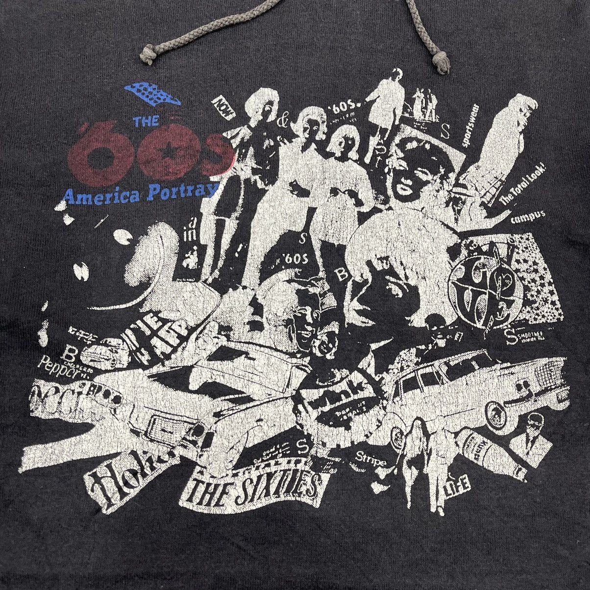 Vintage Vintage THE 90S AMERICAN PORTRAYED Hoodie Pullover #1877/09 Size US M / EU 48-50 / 2 - 3 Thumbnail