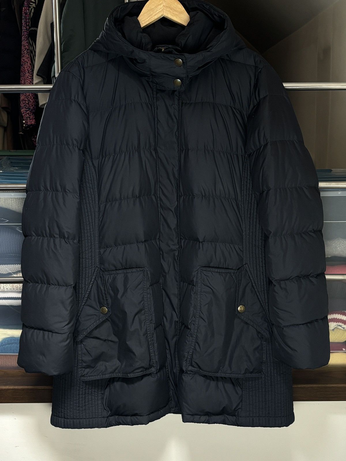 Burberry Burberry Brit Puffer Down Long Jacket Coat Outdoor Vintage Size XXL / US 16-18 / IT 52-54 - 1 Thumbnail