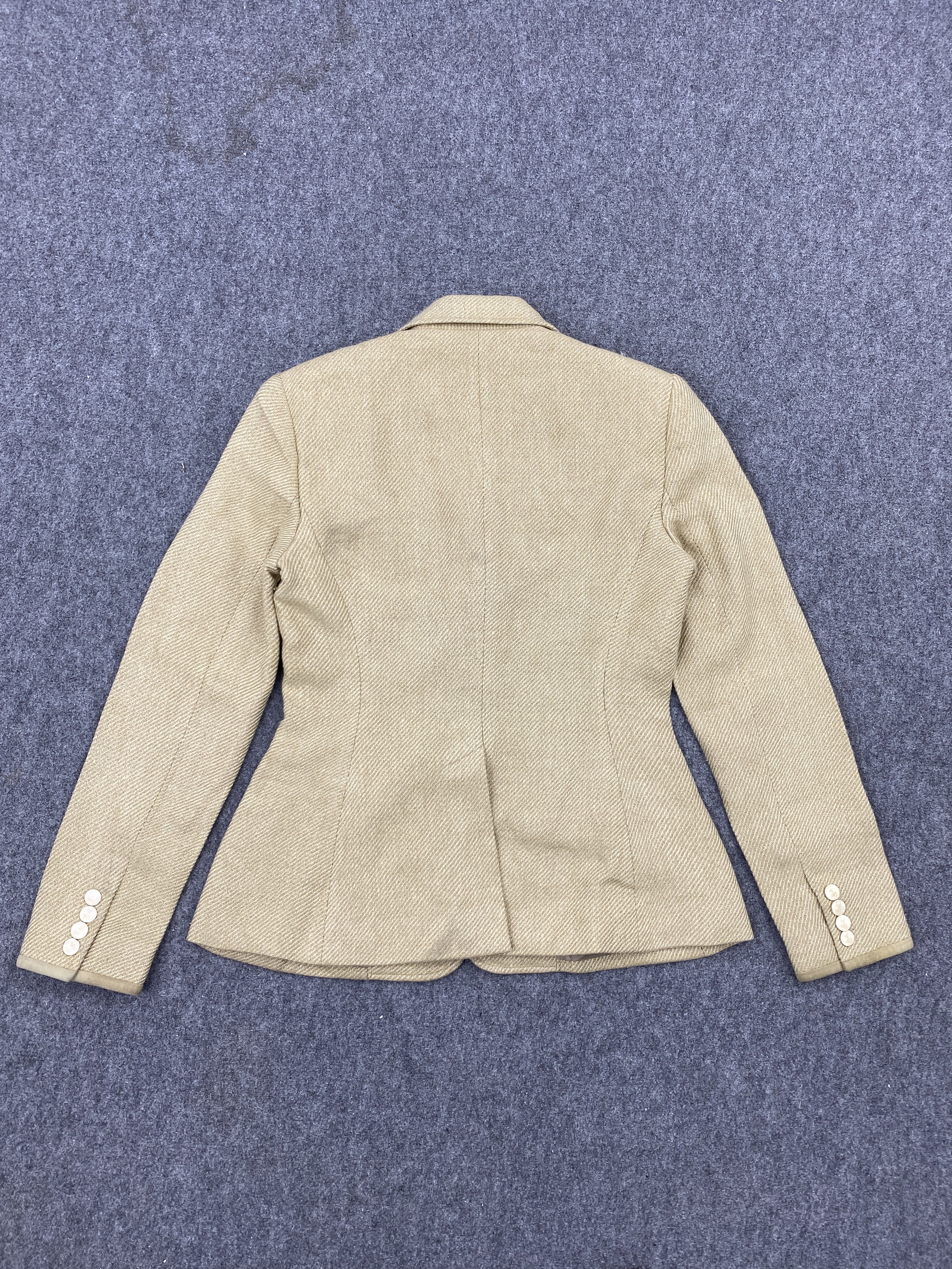 Designer Vintage Ralph Lauren Single Breasted Peacoat Jacket MJ0085Z Size US XS / EU 42 / 0 - 3 Thumbnail