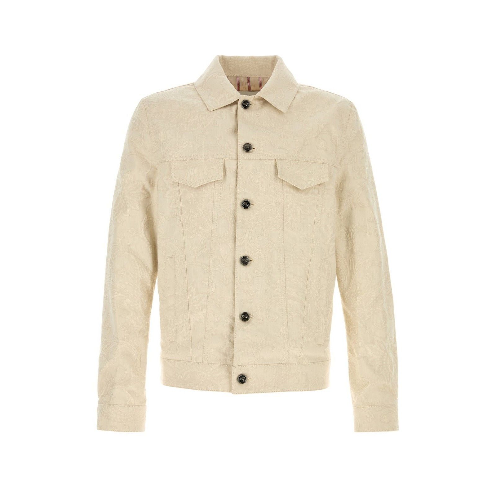 Etro ETRO Sand Stretch Denim Jacket New & Authentic (Men's size:L Size US L / EU 52-54 / 3 - 1 Thumbnail