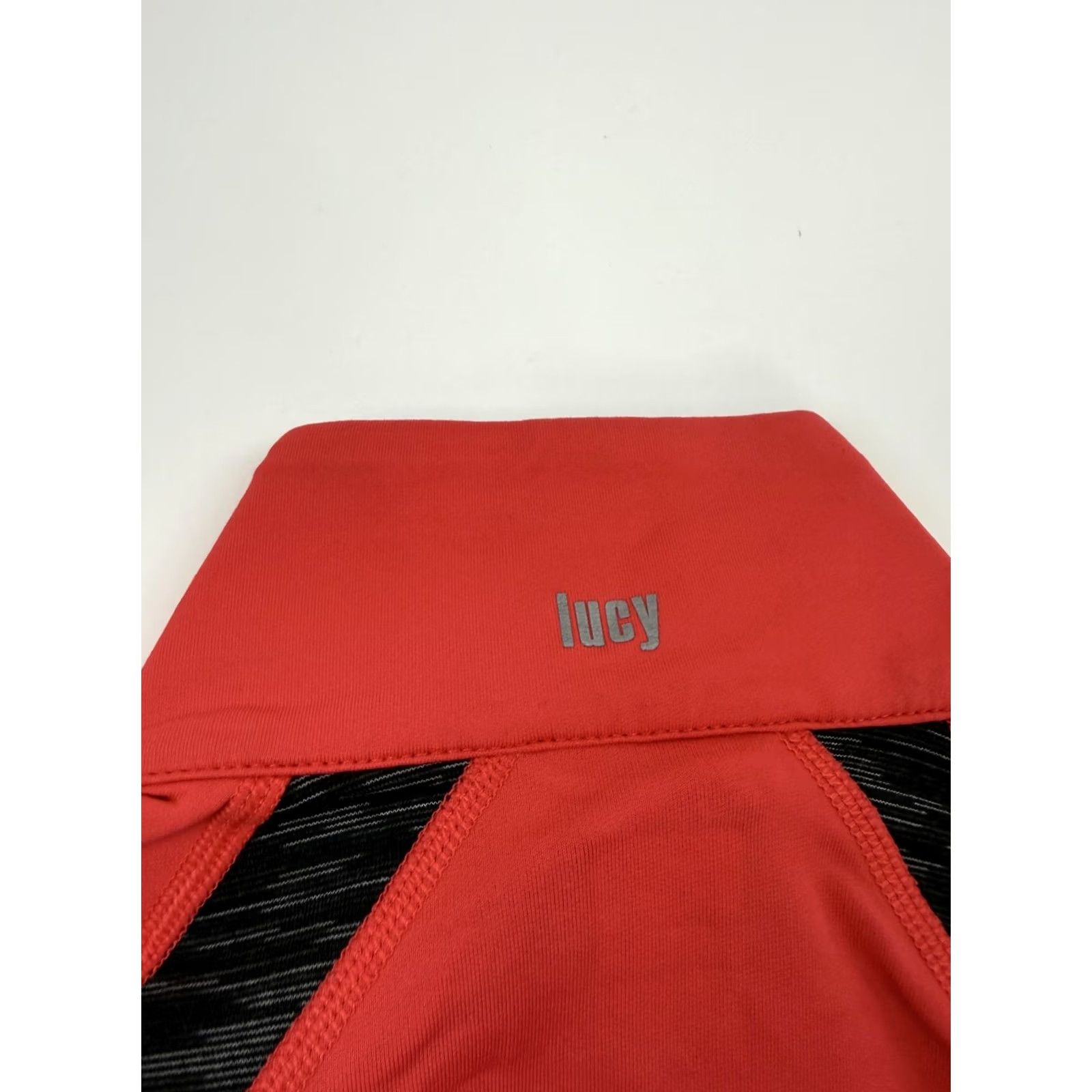 Vintage Lucy Jacket Womens XS Red Full Zip Track Slim Fit Running Athletic Lightweight Size XS / US 0-2 / IT 36-38 - 7 Thumbnail