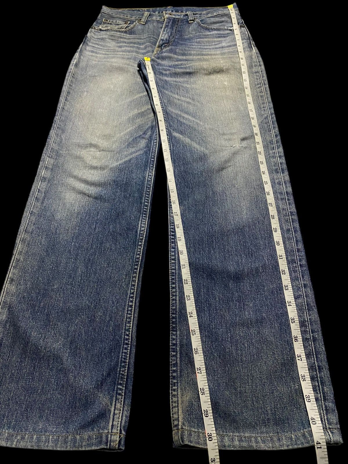 Levi's Vintage Clothing Japan Levis 502 90s Sandy Wash Style Distressed Loose Jeans Size US 30 / EU 46 - 18 Thumbnail