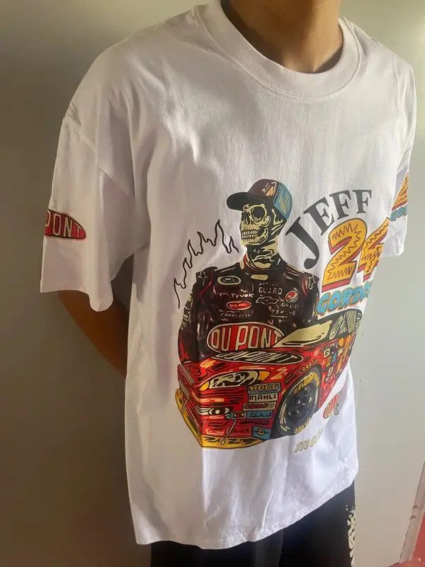 Japanese Brand Mizuho x Misa Vintage Skull Print T-Shirt Retro Hip Hop y2k Size US L / EU 52-54 / 3 - 2 Thumbnail