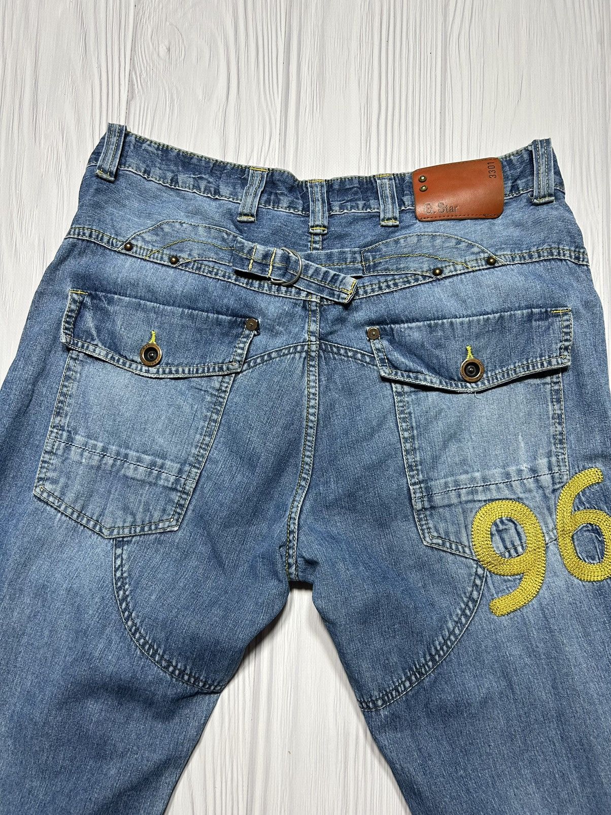 G-Star Vintage Y2K G-Star Raw 96 Embroidered Logo Denim Pants Size US 34 / EU 50 - 5 Thumbnail