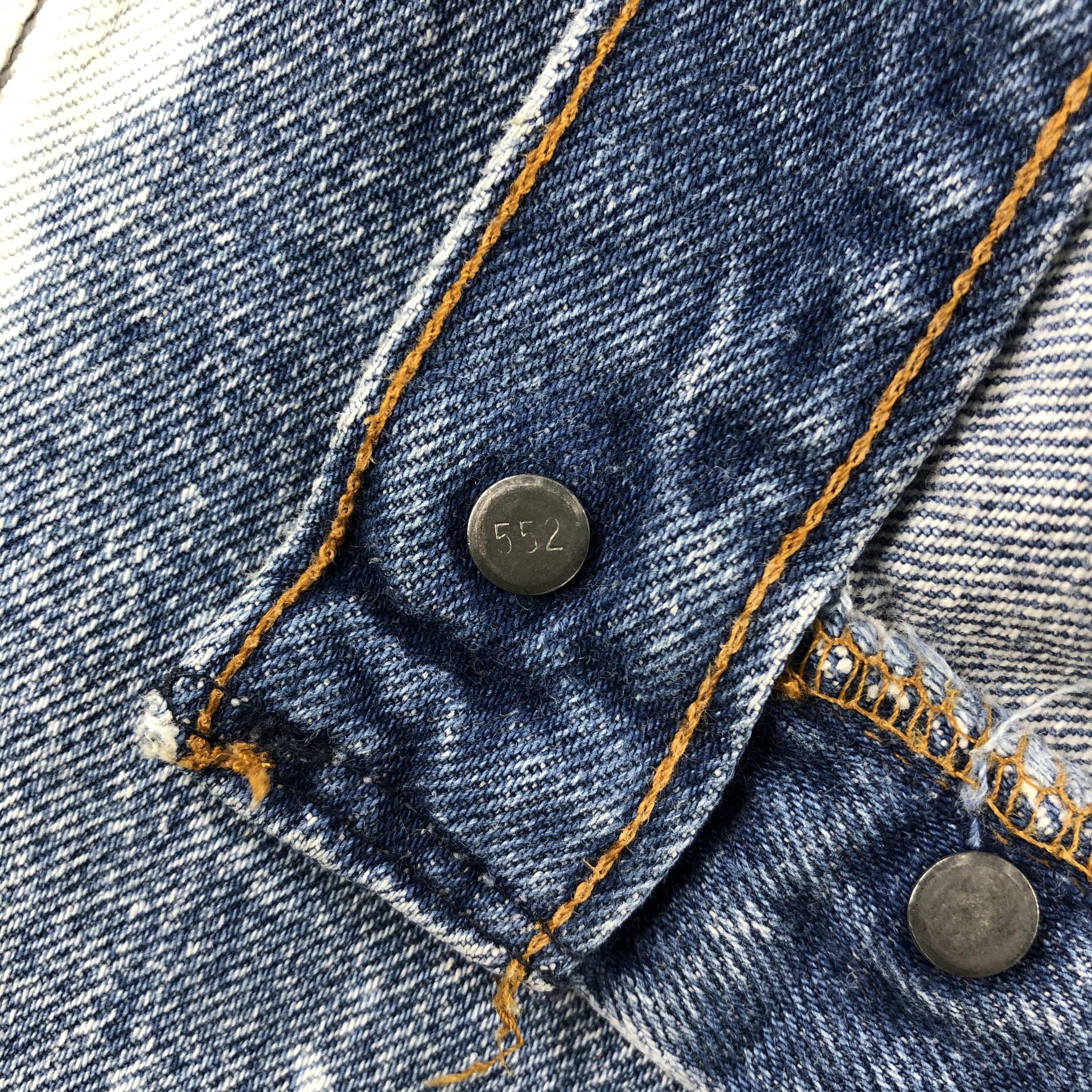 Levi's × Vintage 80s Vintage Bleached Levis 501 Jeans-JM3034 Size US 35 - 11 Thumbnail