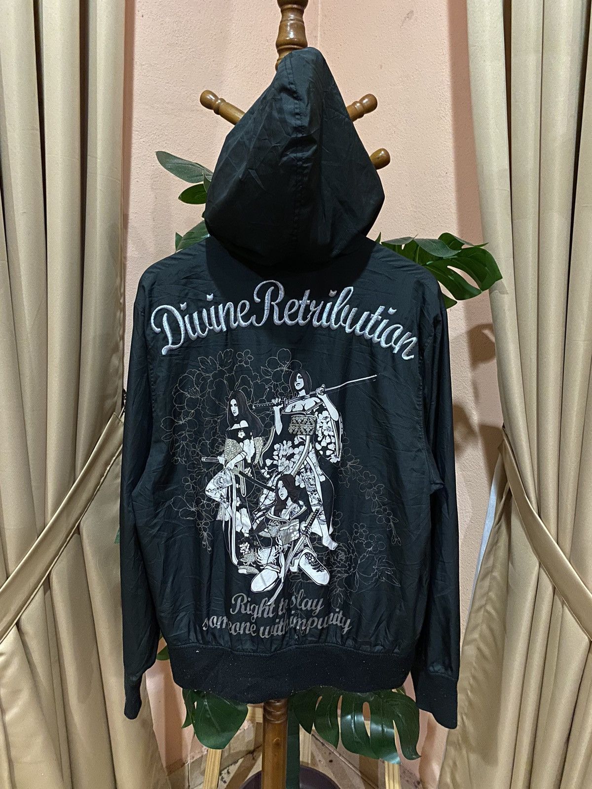 Japanese Brand Evil Killer Hooded Jacket - “Divine Retribution” Graphic Size US M / EU 48-50 / 2 - 5 Thumbnail