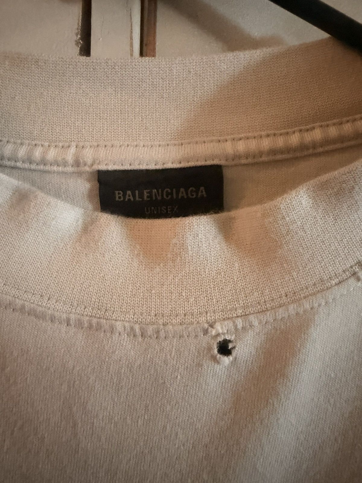 Balenciaga White loop sports icon cropped shirt Size US M / EU 48-50 / 2 - 6 Thumbnail