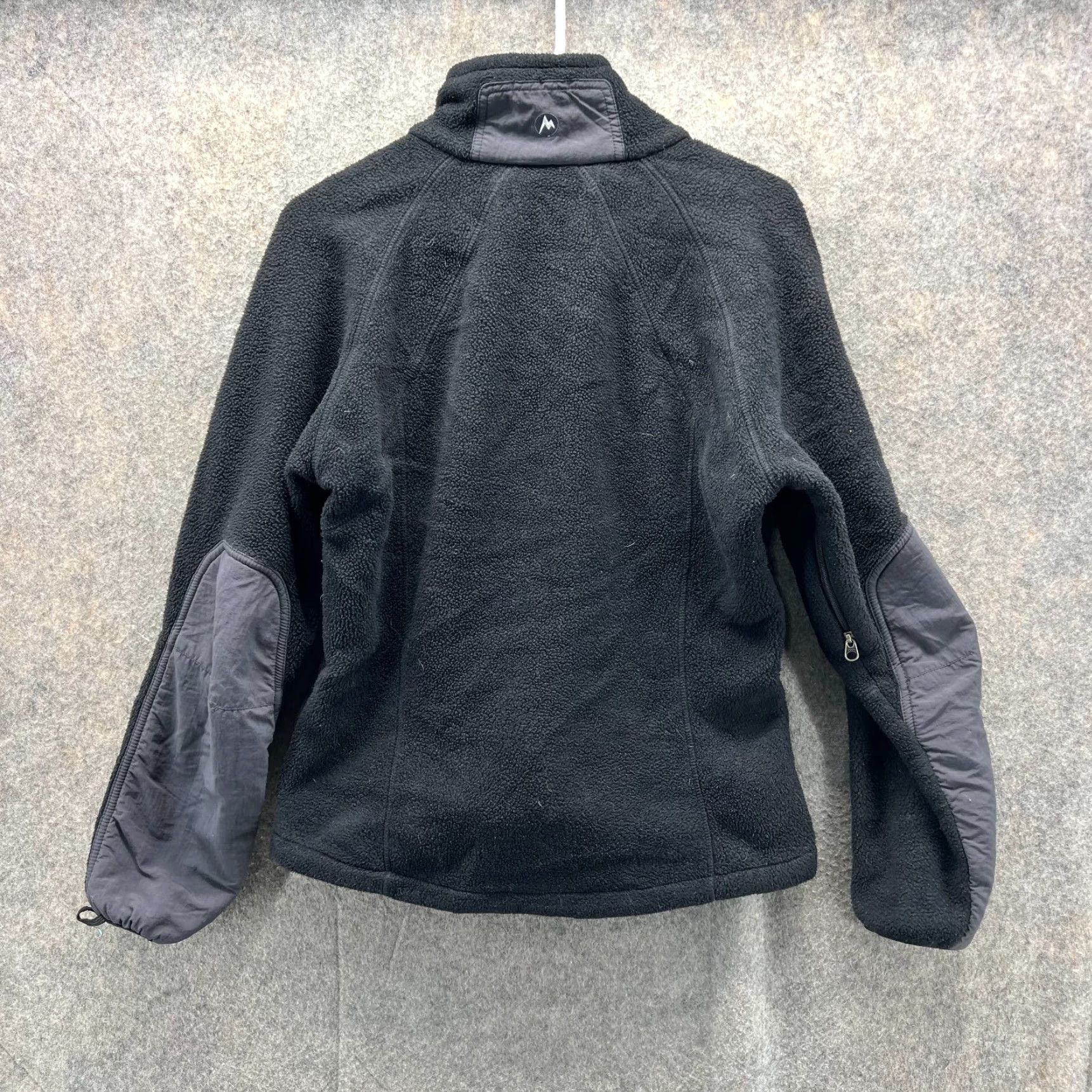 Marmot Marmot Jacket Women Medium Black Full Zip Polyester Fleece Vtg Winter Sweater Size M / US 6-8 / IT 42-44 - 6 Thumbnail