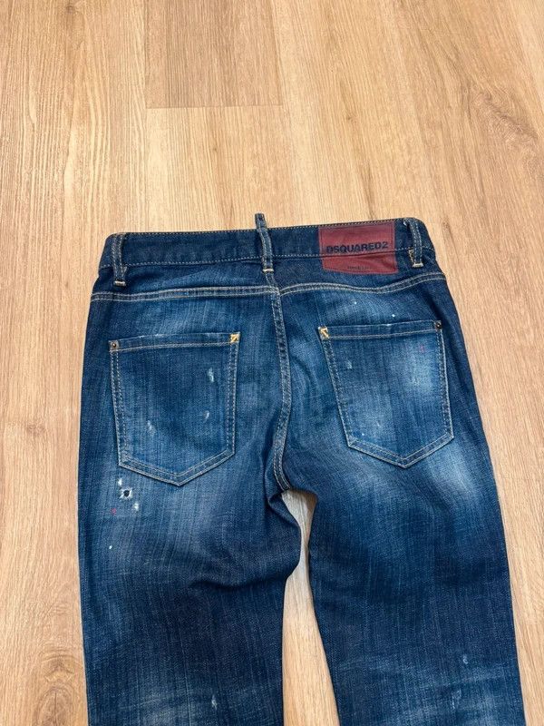 Dsquared2 Dsquared2 Cool Girl Cropped Jean Jeans Navy Denim Pants 38 Size 26" / US 2 / IT 38 - 4 Thumbnail