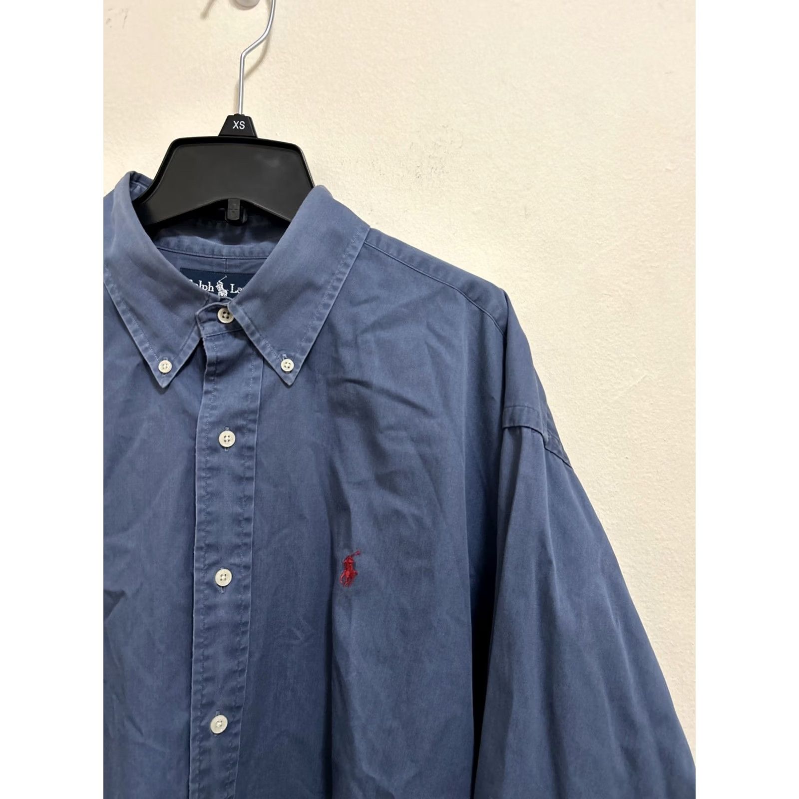 Ralph Lauren Ralph Lauren Shirt Mens XL Blue Blake Long Sleeve Preppy Button Up Red Pony Size US XL / EU 56 / 4 - 4 Thumbnail
