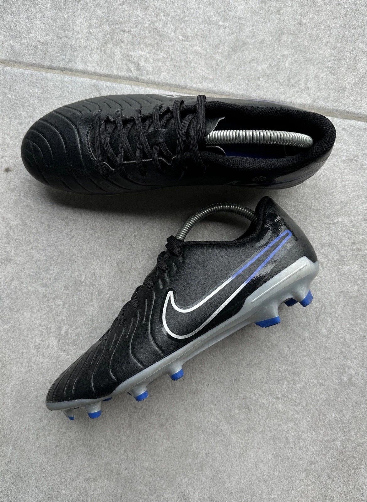 Nike Nike Tiempo Legend 10 Club Black/Chrome-Hyper Royal Men's Size US 8 / EU 41 - 1 Thumbnail