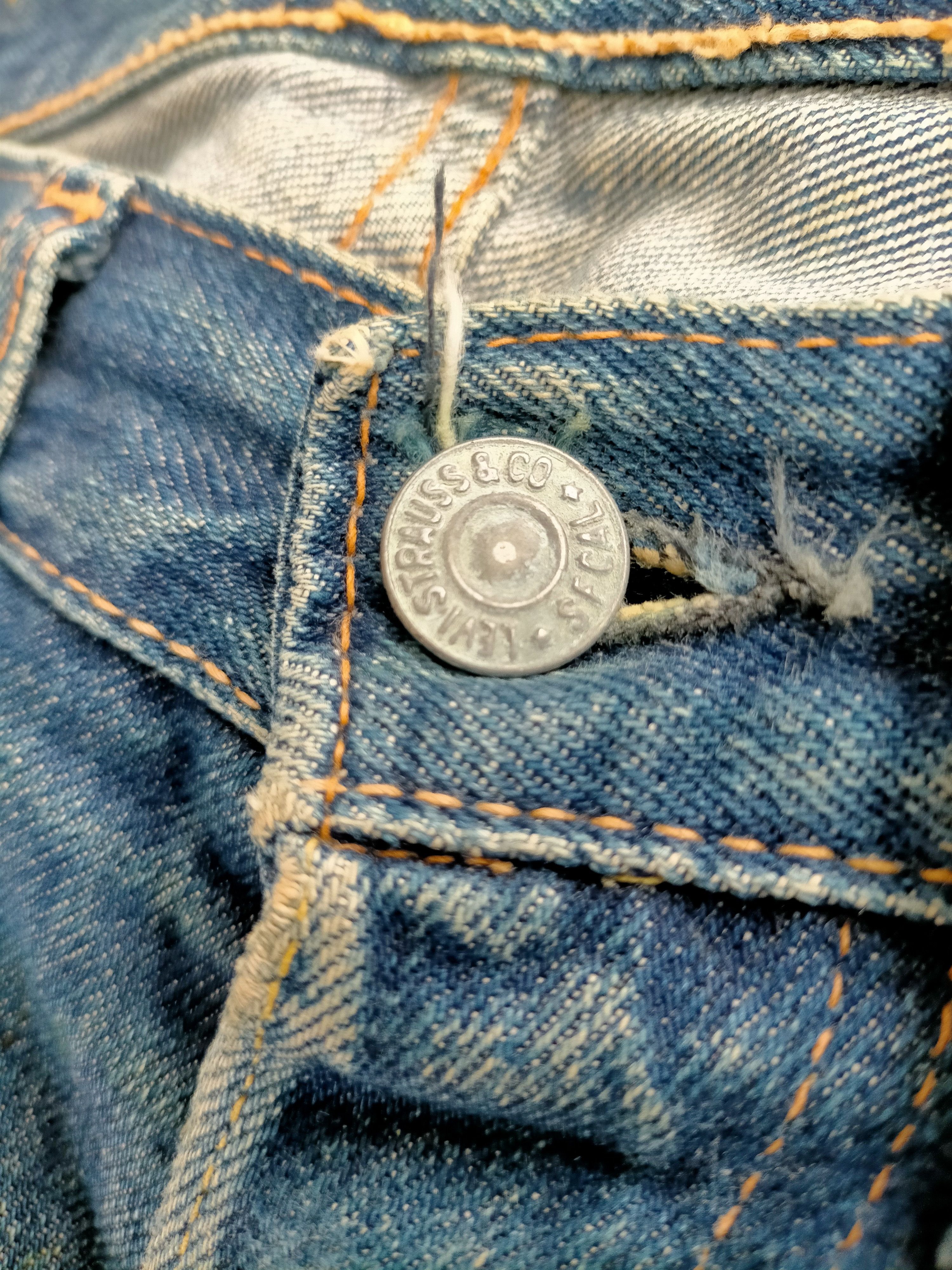 Levi's True Vintage 60s Levis 501xx Big E Selvage Jeans Size US 31 - 19 Thumbnail