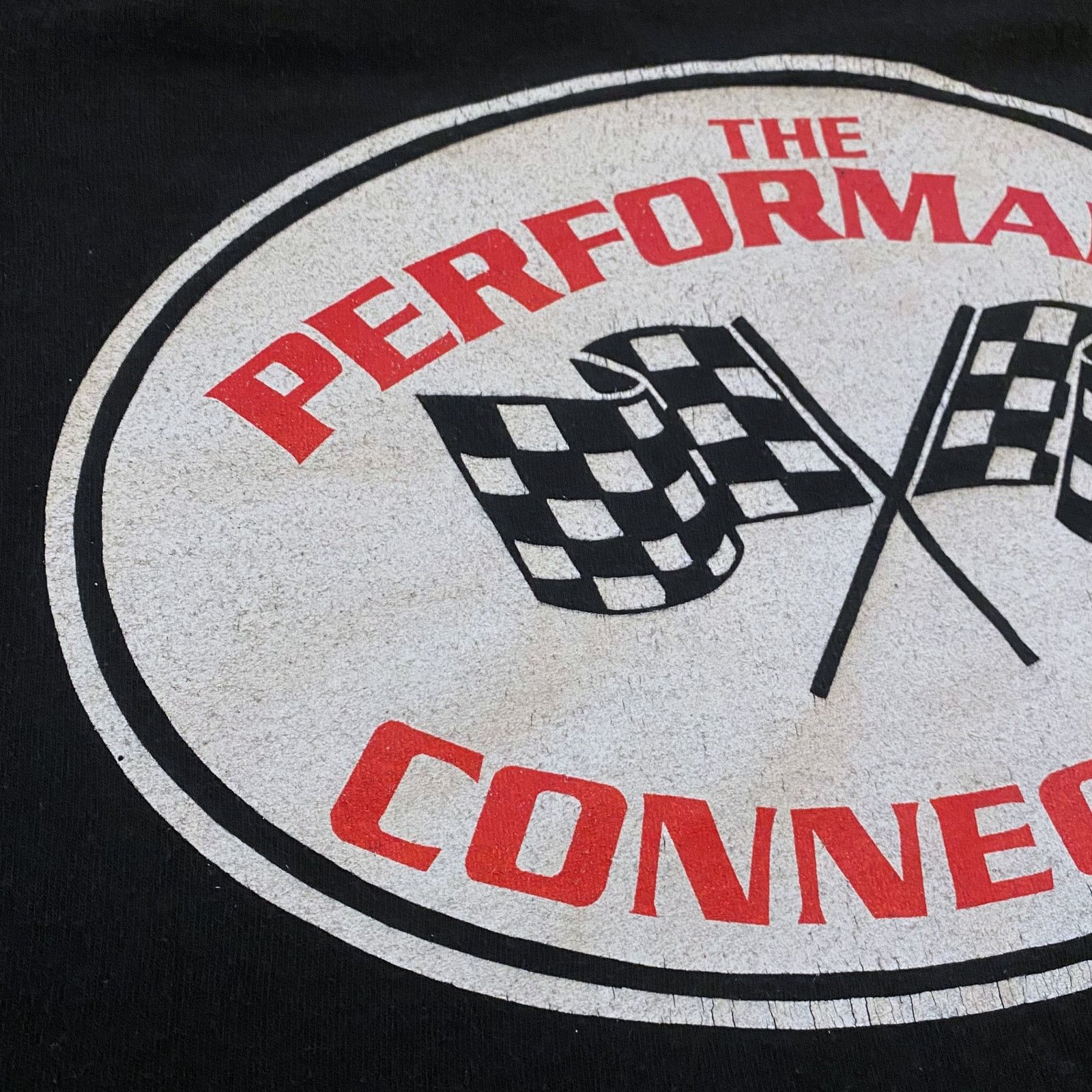 Vintage Vintage Performance Connection Checkered Flag Racing T Shirt Size US XL / EU 56 / 4 - 7 Thumbnail