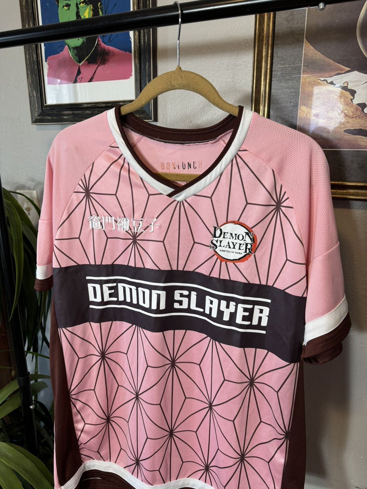 Japanese Brand Demon Slayer: Kimetsu no Yaiba Nezuko Soccer Jersey Size US XL / EU 56 / 4 - 2 Thumbnail