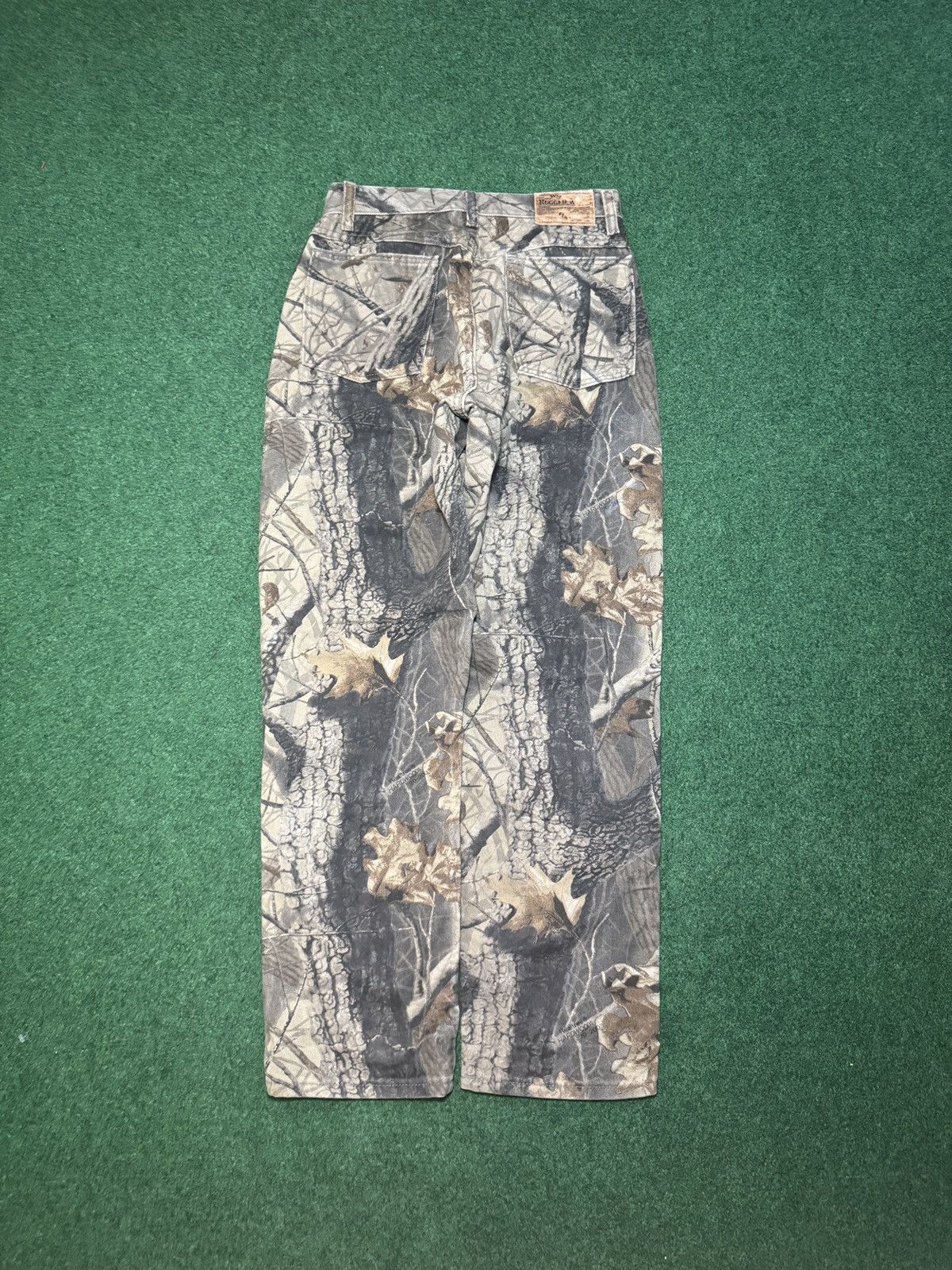 Realtree Vintage 90s Realtree Hardwoods 20-200 Camo Wrangler Pants Size US 28 / EU 44 - 2 Thumbnail