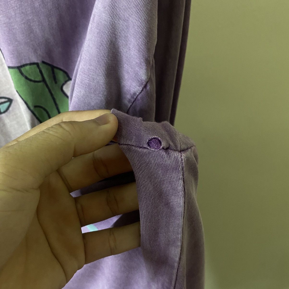 RIPNDIP Washed Purple Big Graphic LS Skater T Shirt Size US XXL / EU 58 / 5 - 4 Thumbnail