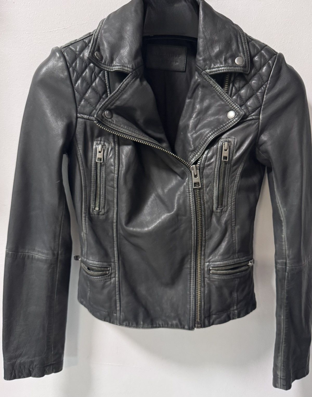 Allsaints Allsaints biker leather jacket Size XS / US 0-2 / IT 36-38 - 2 Thumbnail