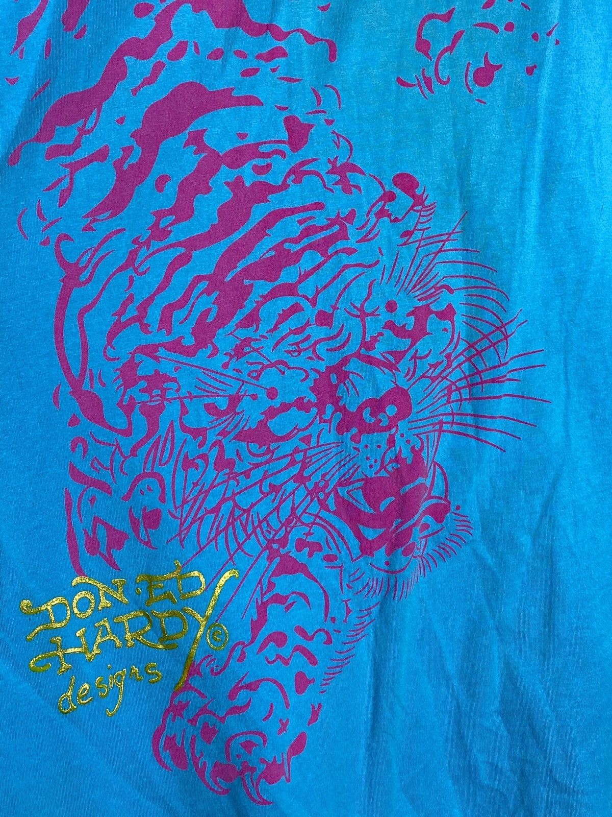 Japanese Brand × Vintage Vintage Ed Hardy Christian Audigier Overprint Y2k T-shirt Size US L / EU 52-54 / 3 - 12 Thumbnail