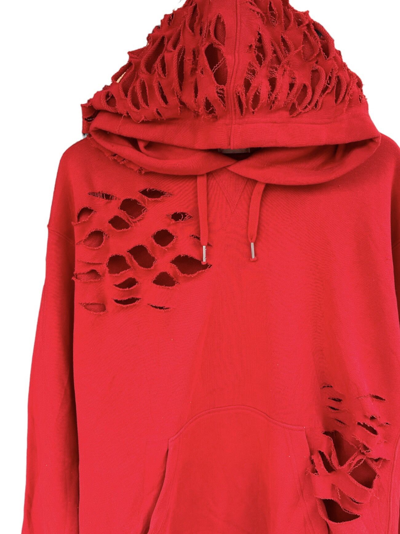 Hysteric Glamour × If Six Was Nine × Japanese Brand Distressed Hoodie Reds GU Ifsixwasnine lgb Size US L / EU 52-54 / 3 - 3 Thumbnail