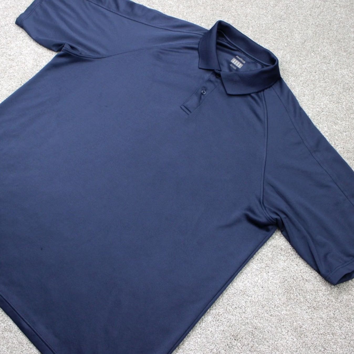 Reebok Reebok Golf Polo Shirt Mens 4XL XXXXL Blue 100% Polyester Short Sleeve Pullover Polo Shirt Golf Shirts Mens Blue 4XL Size US XXL / EU 58 / 5 - 3 Thumbnail