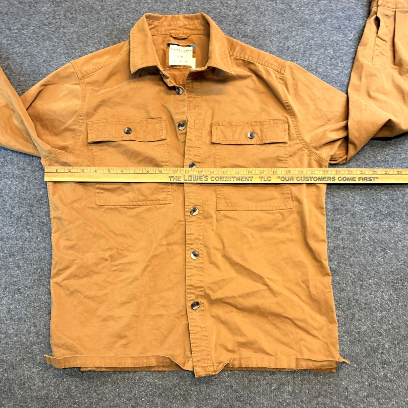 Denime Denim & Flower Ricky Singh Rust Comfort Long Sleeve Button-Up Shirt Men's L Size US L / EU 52-54 / 3 - 3 Thumbnail