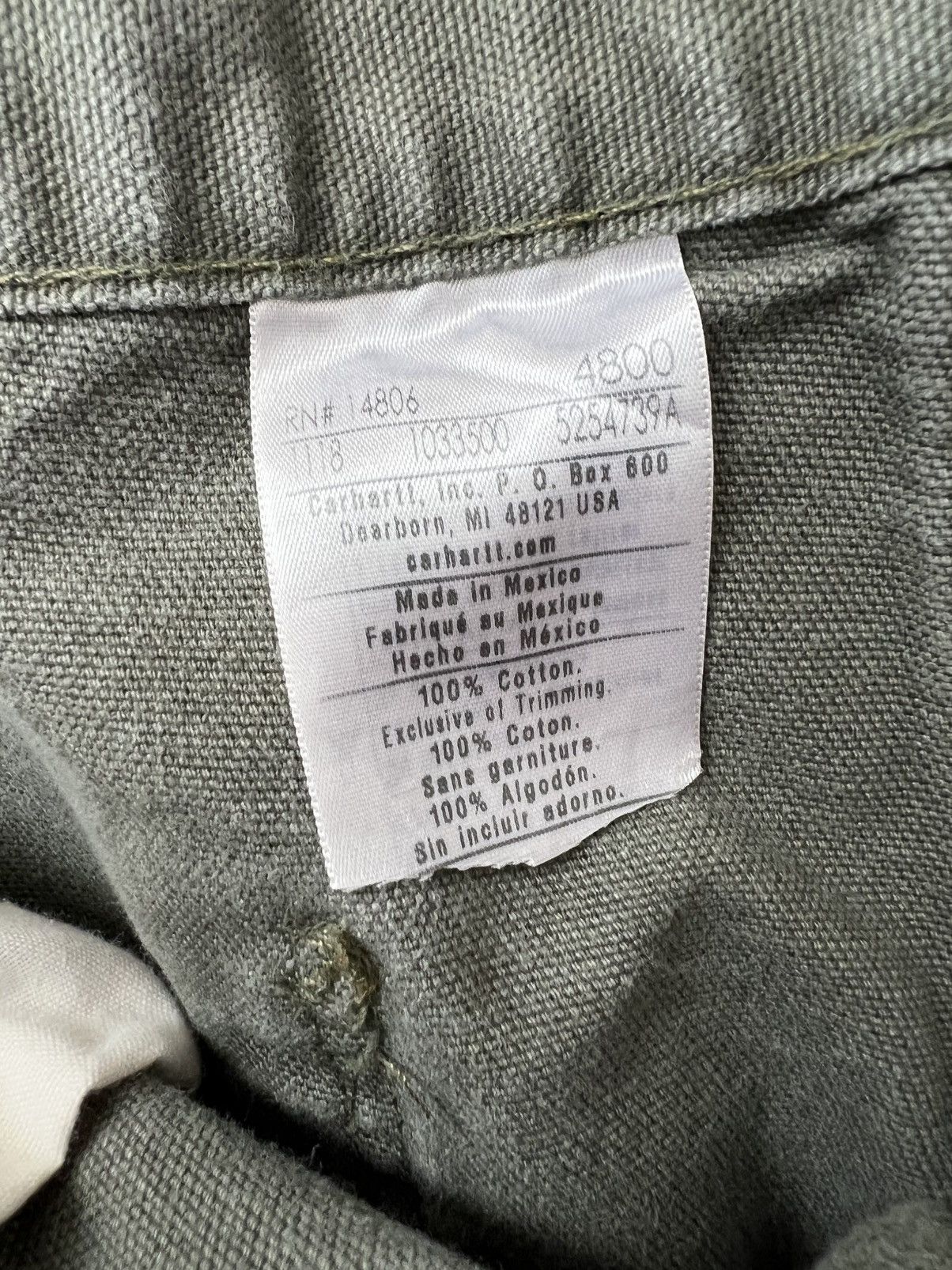 Carhartt Carhartt loose original fit carpenter work pants Size US 35 - 3 Thumbnail