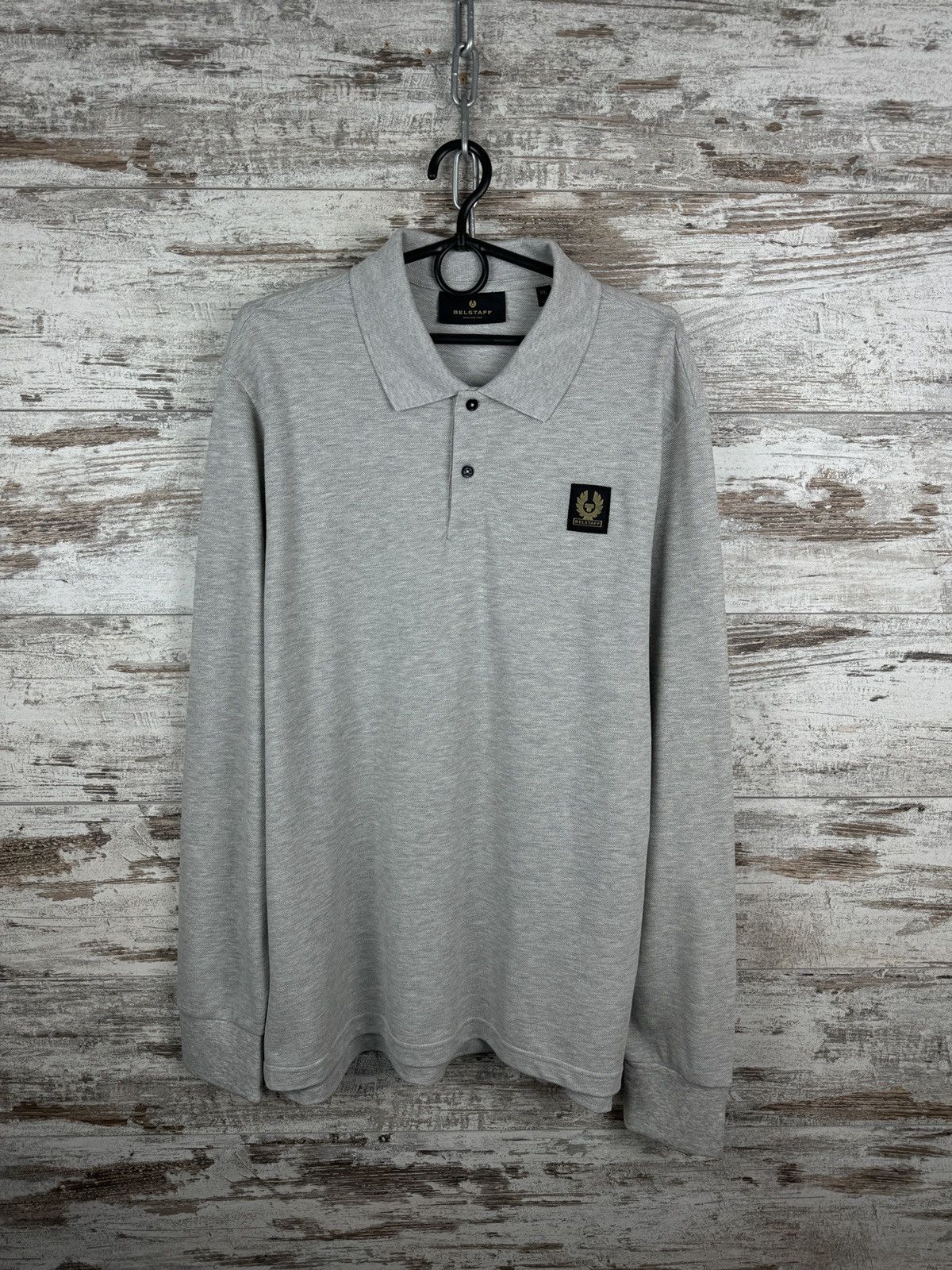 Belstaff Mens Belstaff Longsleeve T-shirt polos Size US XL / EU 56 / 4 - 1 Thumbnail