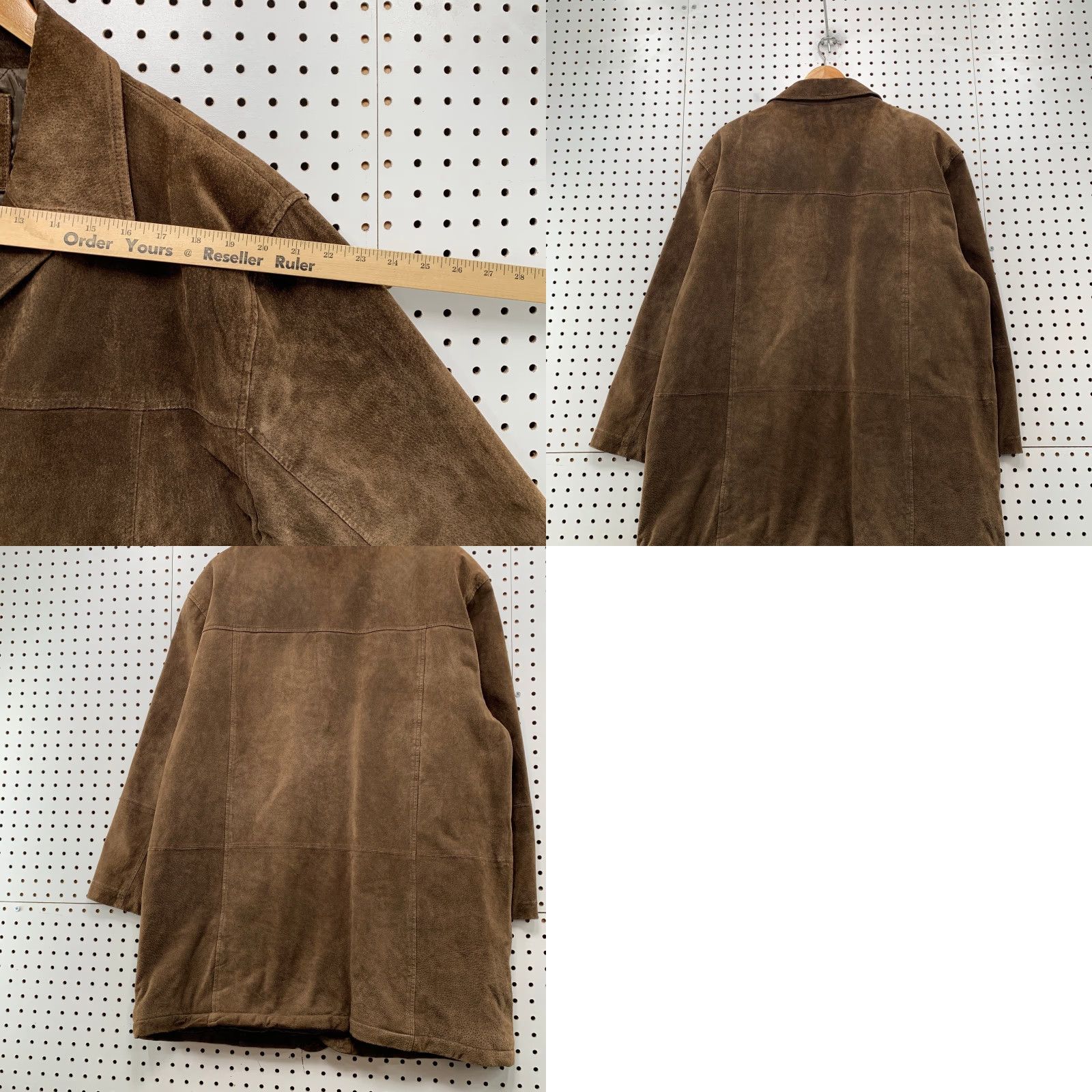 Vintage VINTAGE Cezani Leather Car Barn Coat Mens XL Brown Suede Quilt Lined Coat Mens XL Brown Leather Suede Quilt Lined Vintage Cezani Mens XL Brown Size US XL / EU 56 / 4 - 9 Thumbnail