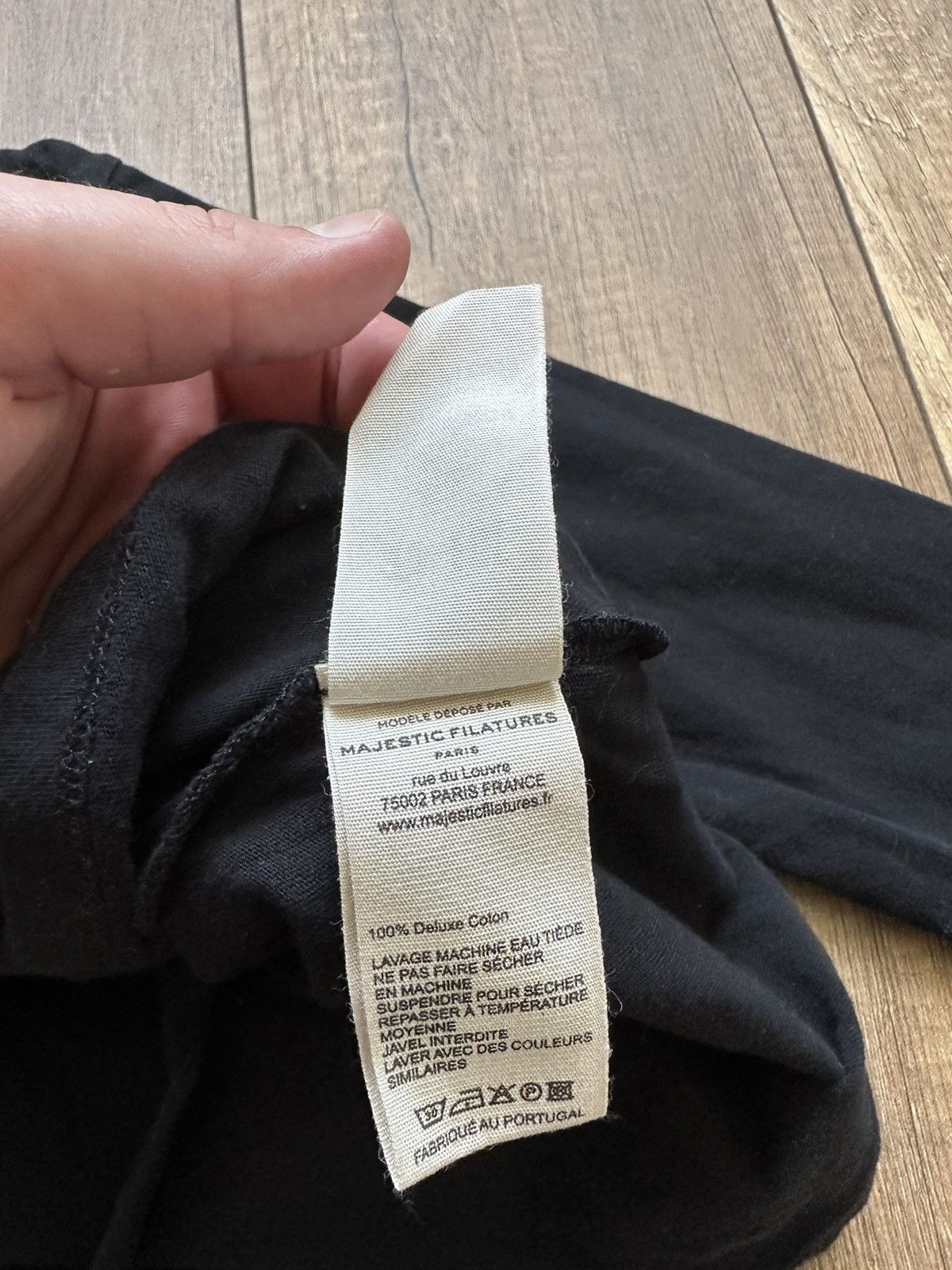 MAJESTIC FILATURES Majestic Filatures Taille 3 M black long sleeve Size M / US 6-8 / IT 42-44 - 8 Thumbnail