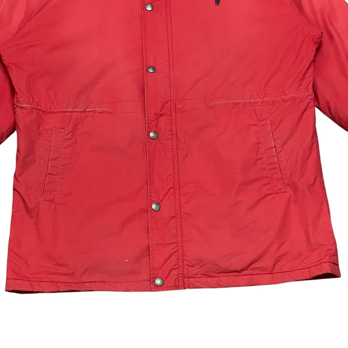 Polo Ralph Lauren Vintage 90s Polo Ralph Lauren Red Hooded Windbreaker Jacket Size US L / EU 52-54 / 3 - 8 Thumbnail