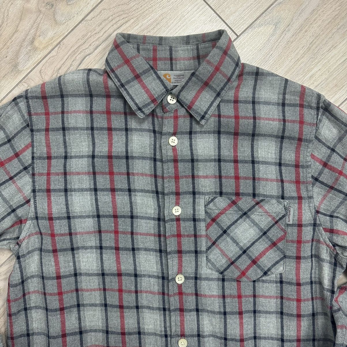 Carhartt Carhartt Checkered Grey Long Sleeve Button Up Shirt Size US XS / EU 42 / 0 - 3 Thumbnail