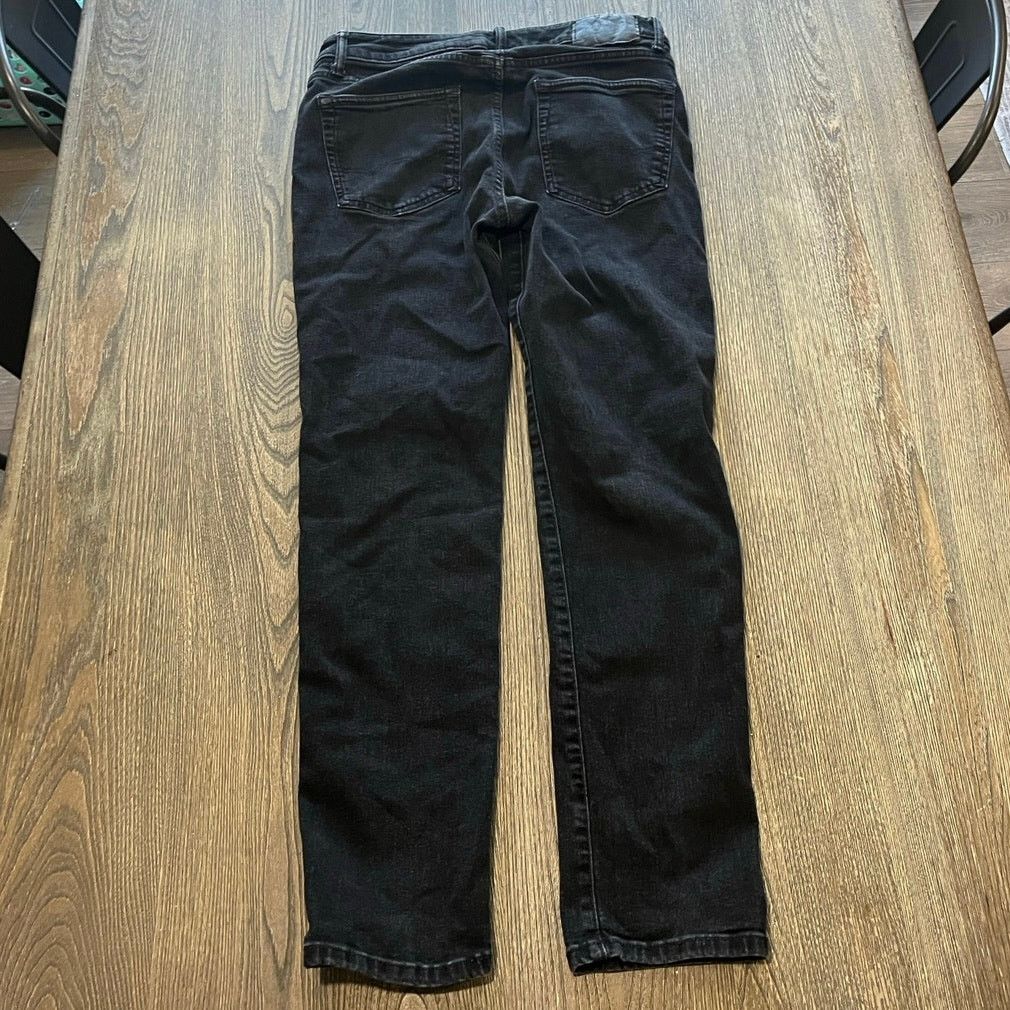 American Eagle Outfitters American Eagle Mens Airflex+ Slim Straight Jeans Black 32x32 Size US 32 / EU 48 - 10 Thumbnail